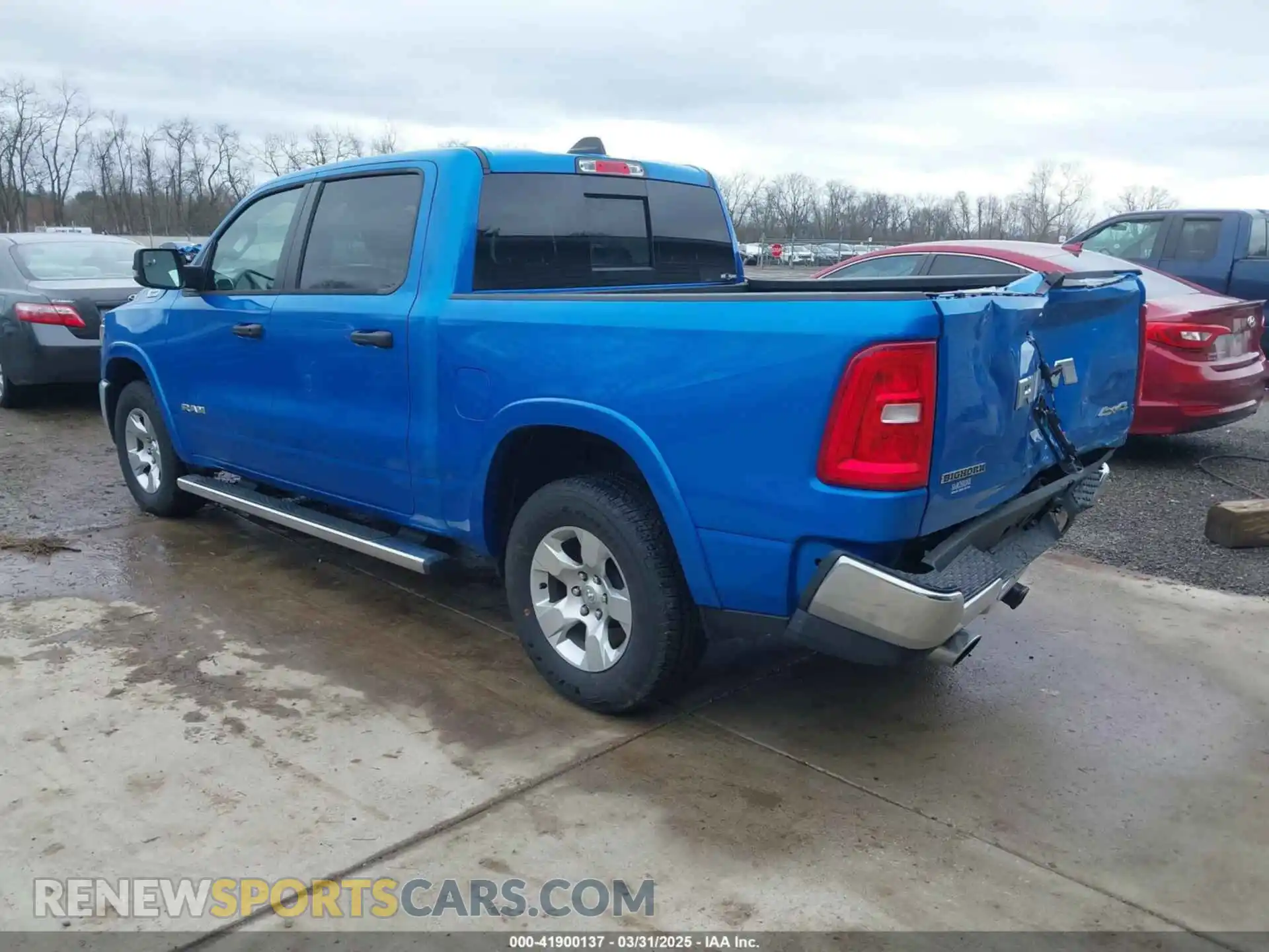 3 Photograph of a damaged car 1C6SRFFP1SN522221 RAM 1500 2025