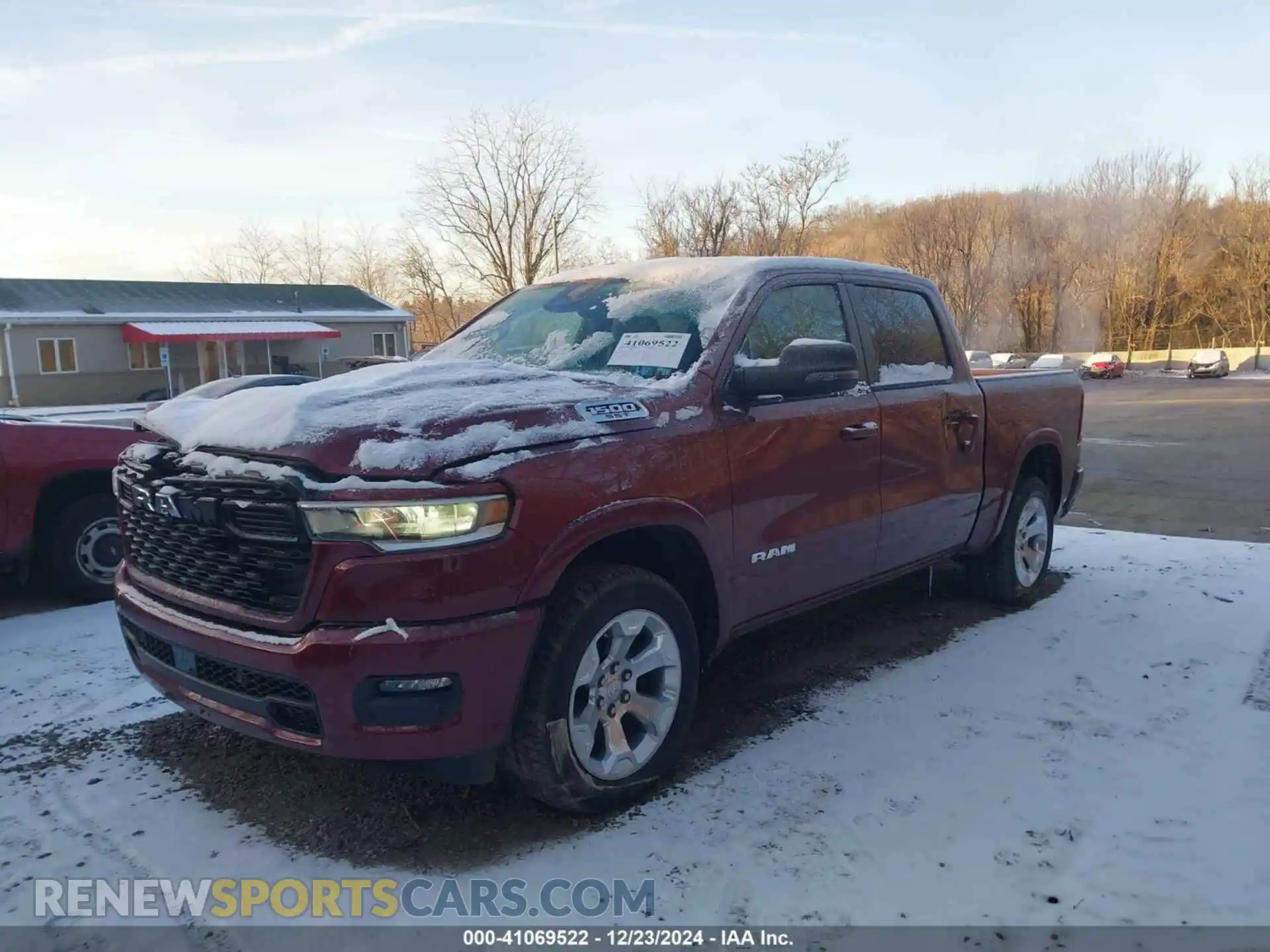 2 Photograph of a damaged car 1C6SRFFP1SN541934 RAM 1500 2025