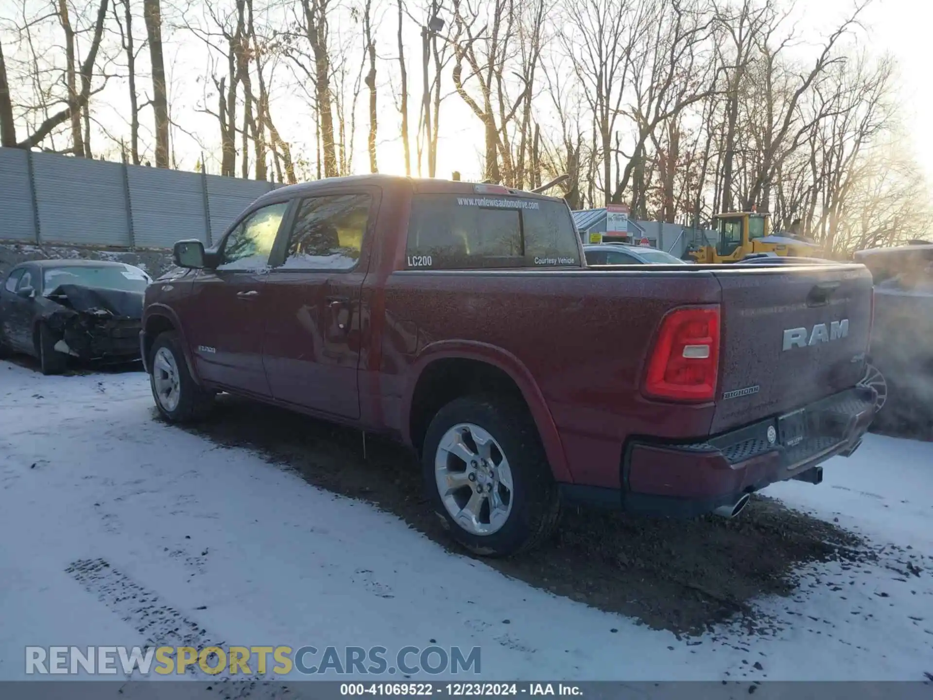 3 Photograph of a damaged car 1C6SRFFP1SN541934 RAM 1500 2025