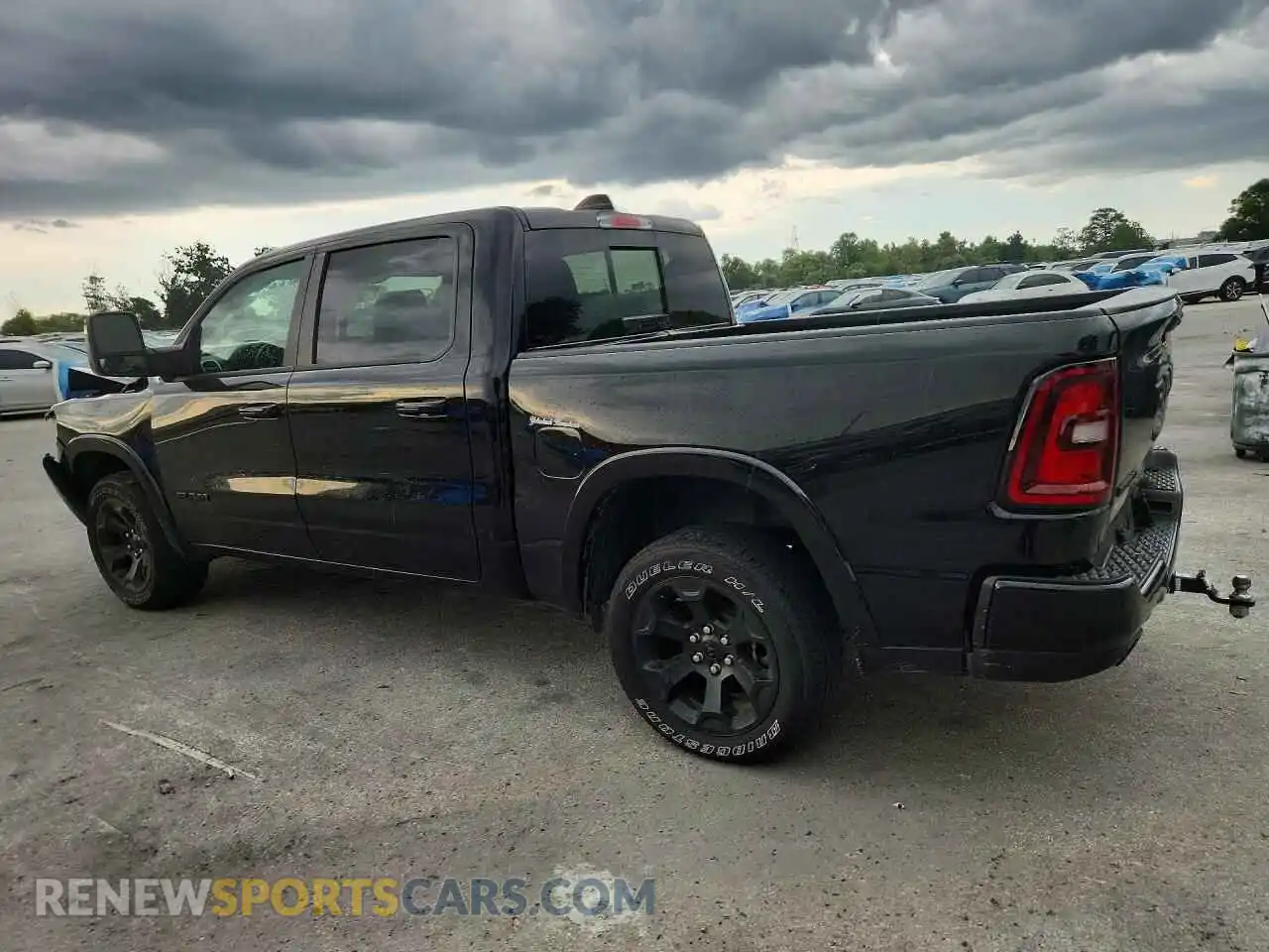 2 Photograph of a damaged car 1C6SRFFP1SN699383 RAM 1500 2025
