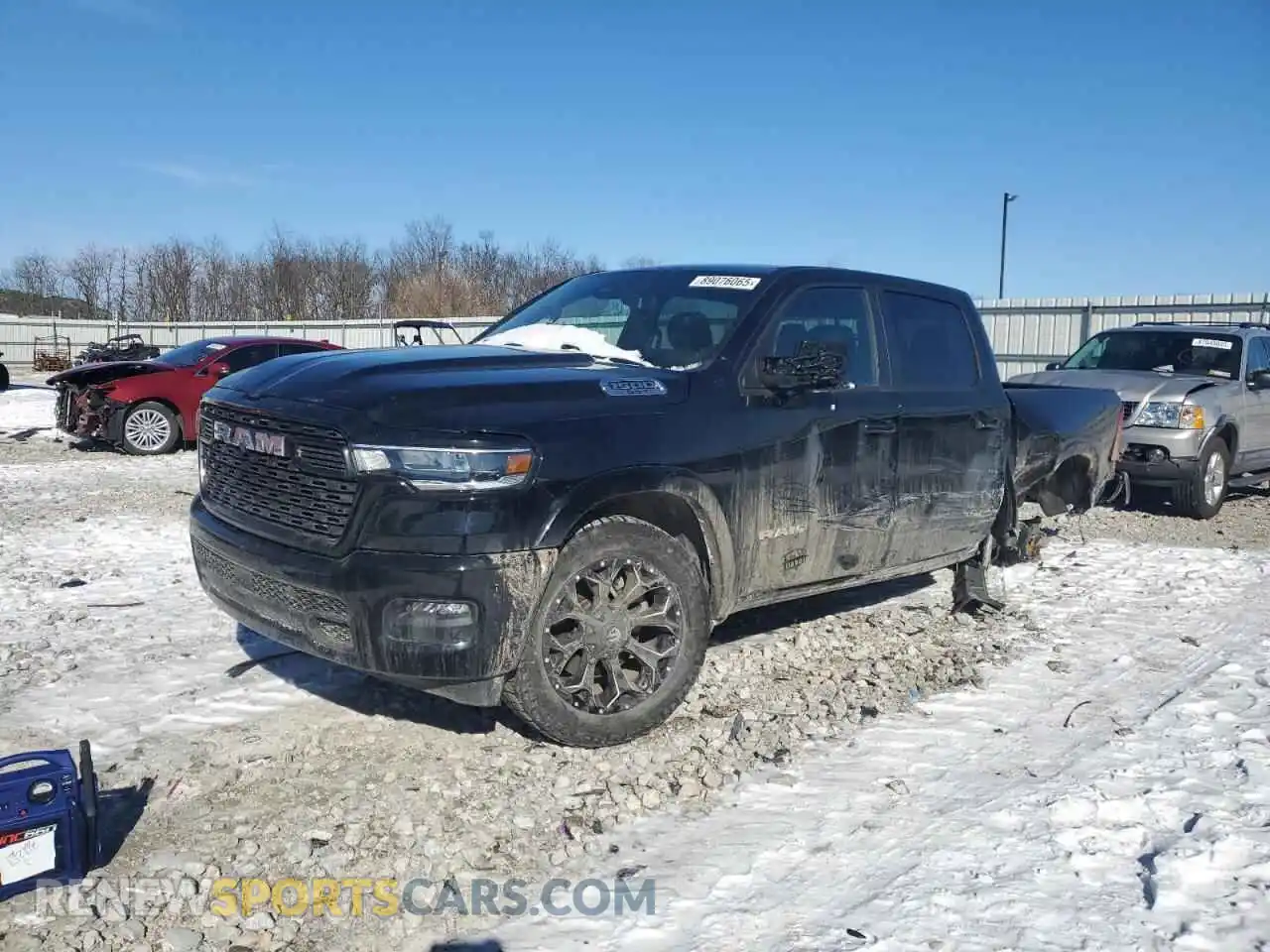 1 Photograph of a damaged car 1C6SRFFP2SN518355 RAM 1500 2025