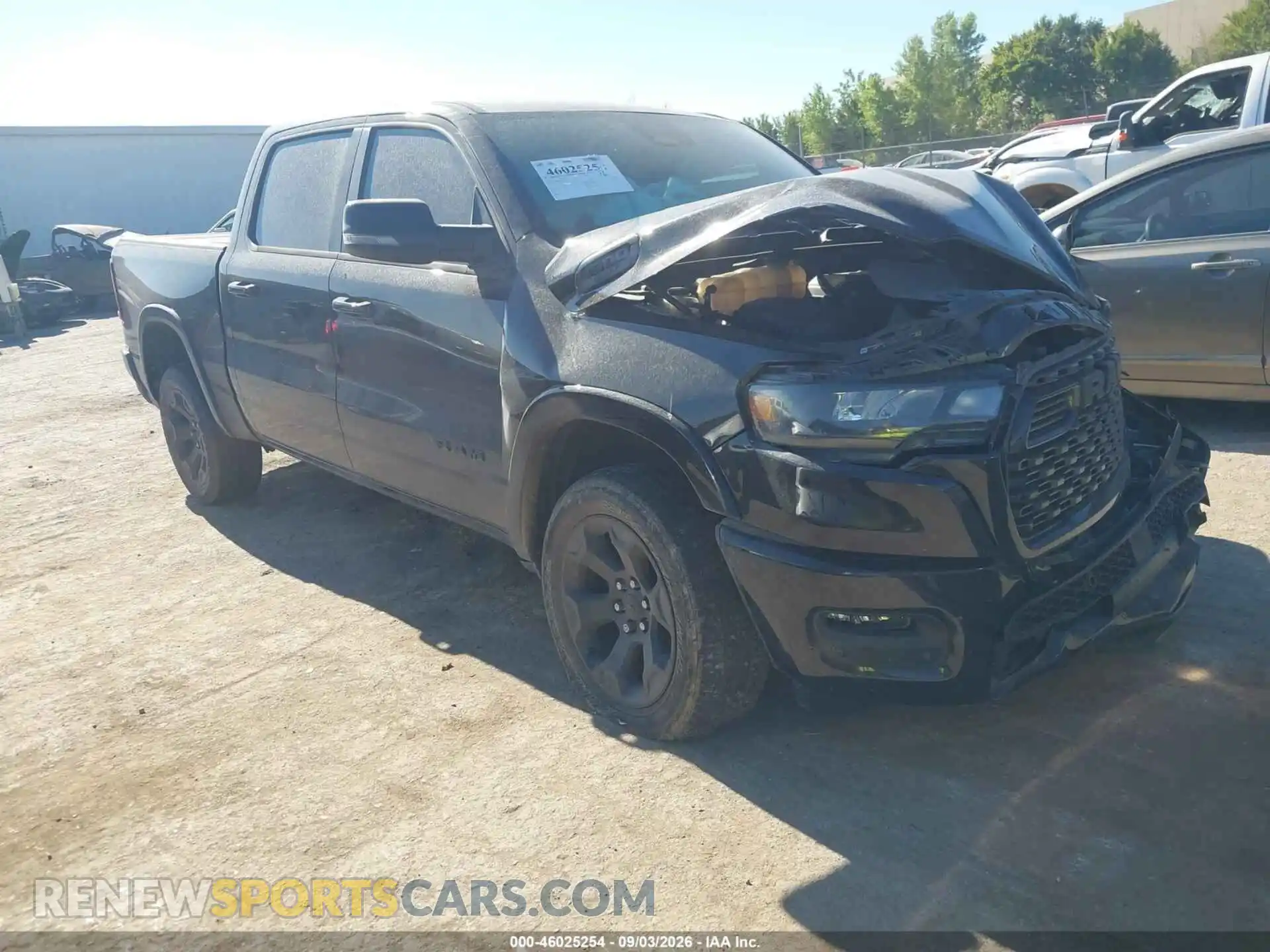 1 Photograph of a damaged car 1C6SRFFP2SN624434 RAM 1500 2025