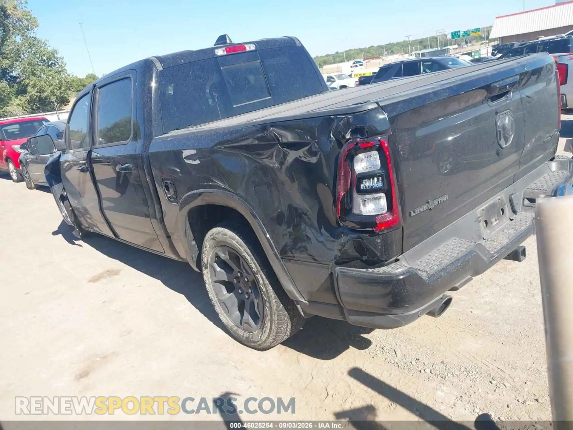 3 Photograph of a damaged car 1C6SRFFP2SN624434 RAM 1500 2025