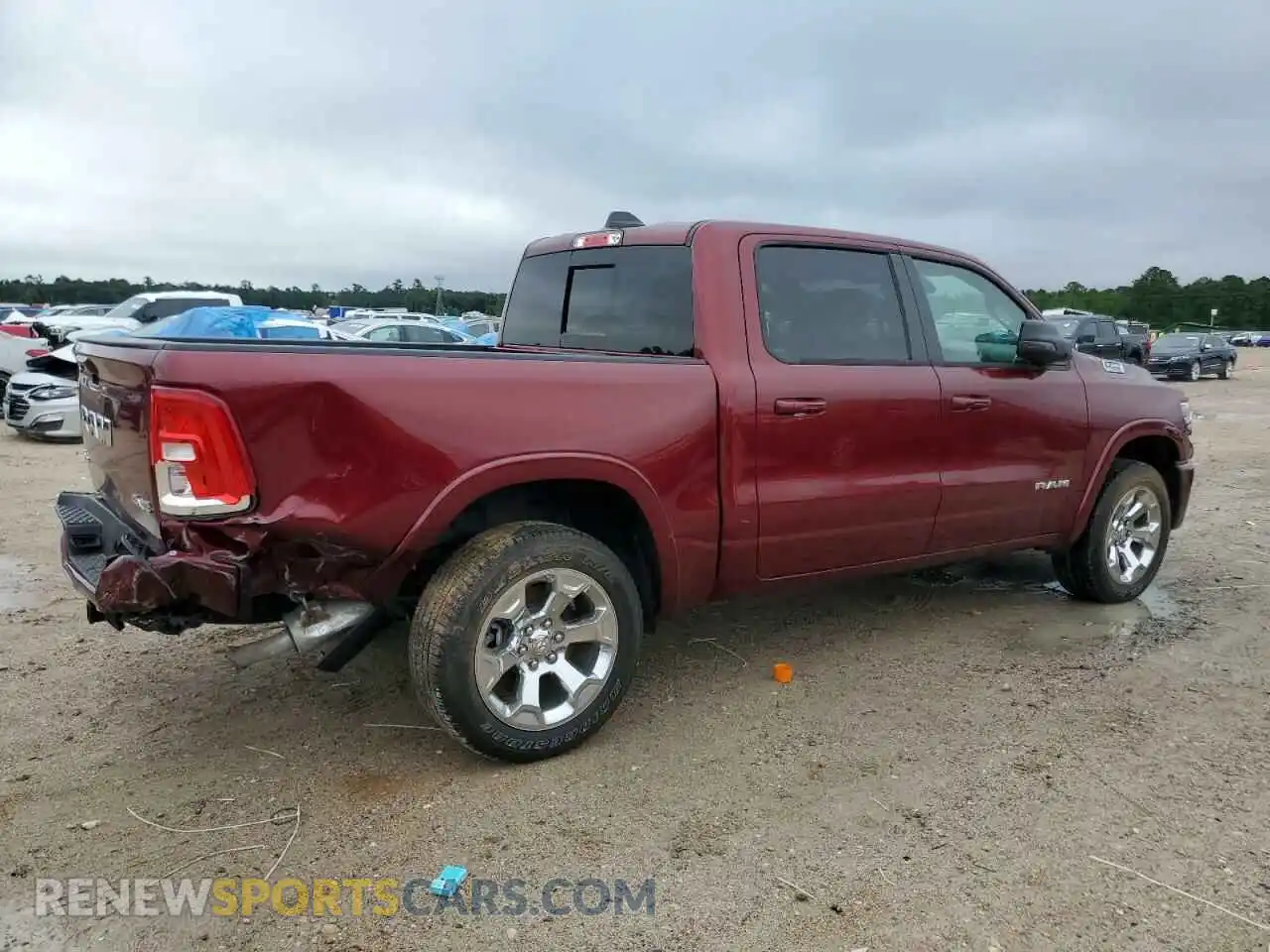 3 Photograph of a damaged car 1C6SRFFP5SN599982 RAM 1500 2025