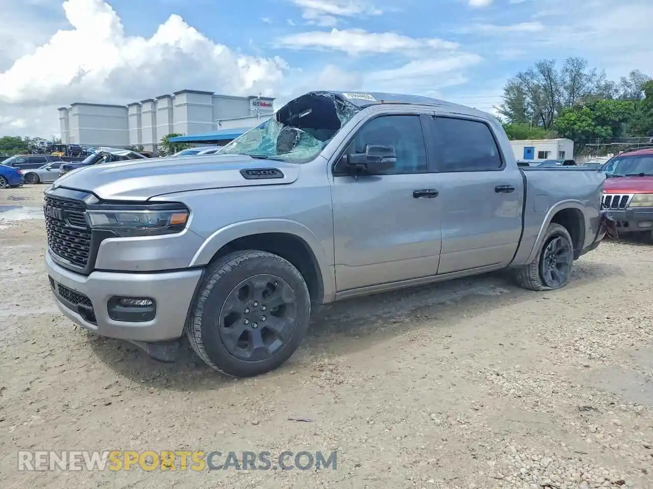 1 Photograph of a damaged car 1C6SRFFP6SN541332 RAM 1500 2025