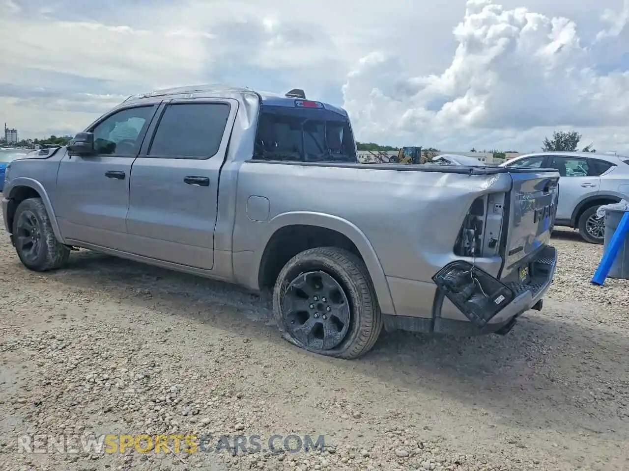 2 Photograph of a damaged car 1C6SRFFP6SN541332 RAM 1500 2025