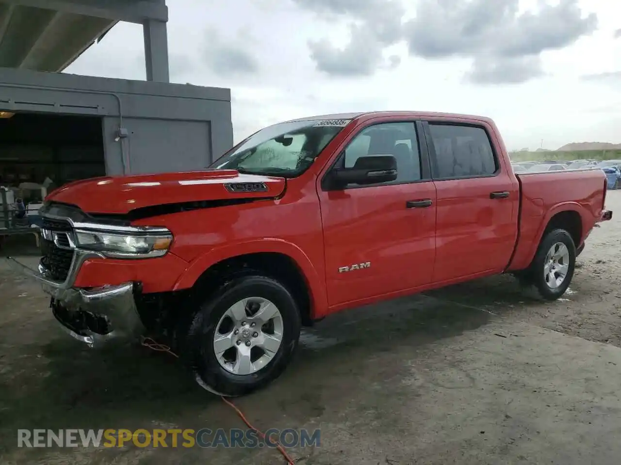 1 Photograph of a damaged car 1C6SRFFP7SN581838 RAM 1500 2025