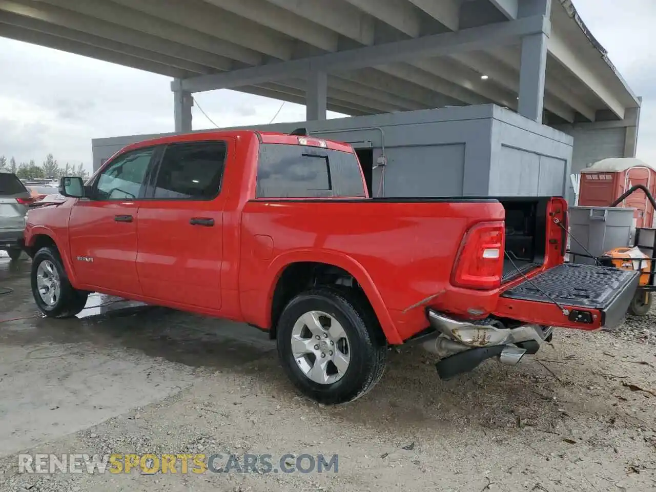 2 Photograph of a damaged car 1C6SRFFP7SN581838 RAM 1500 2025