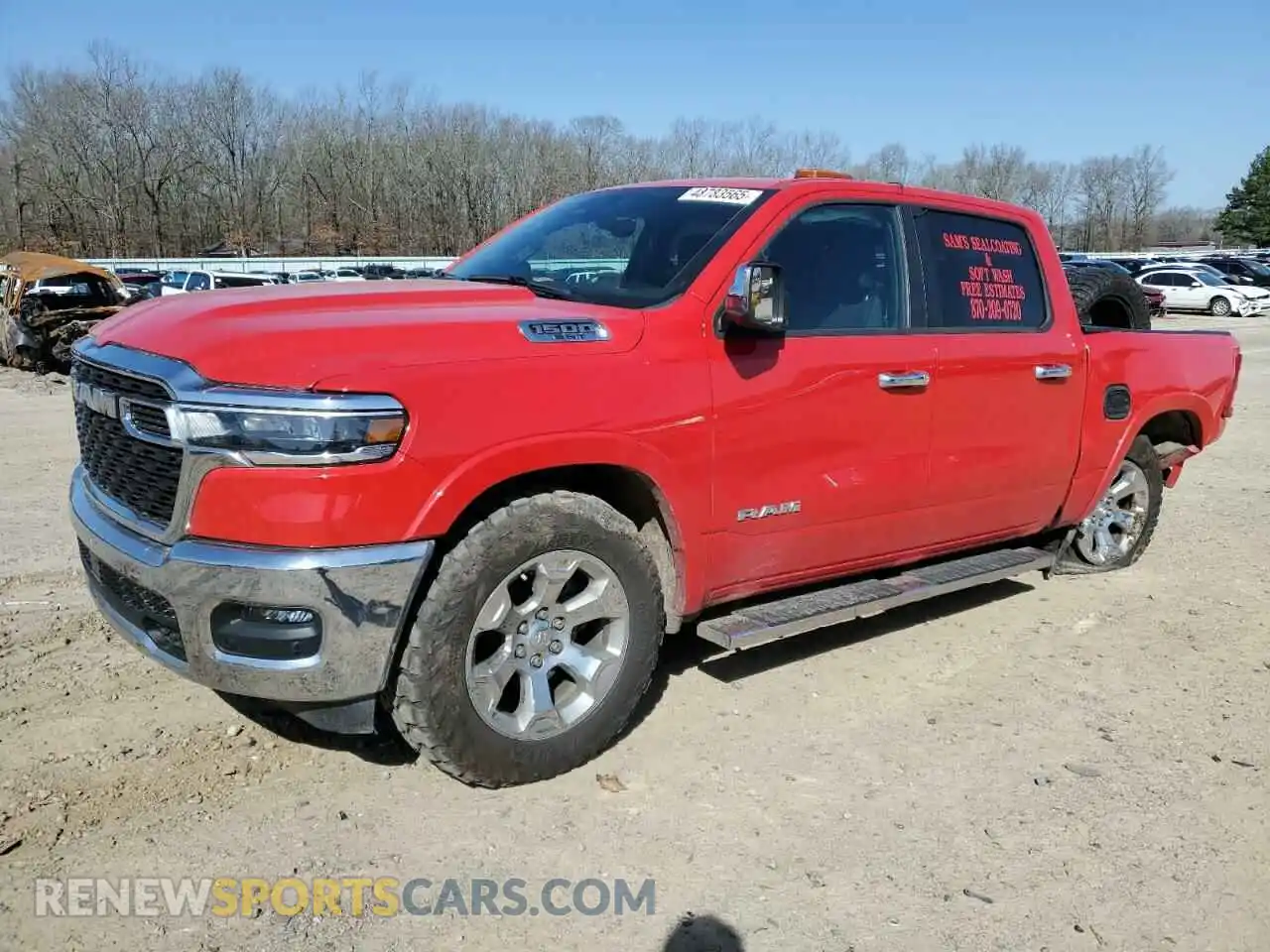 1 Photograph of a damaged car 1C6SRFFP8SN506775 RAM 1500 2025