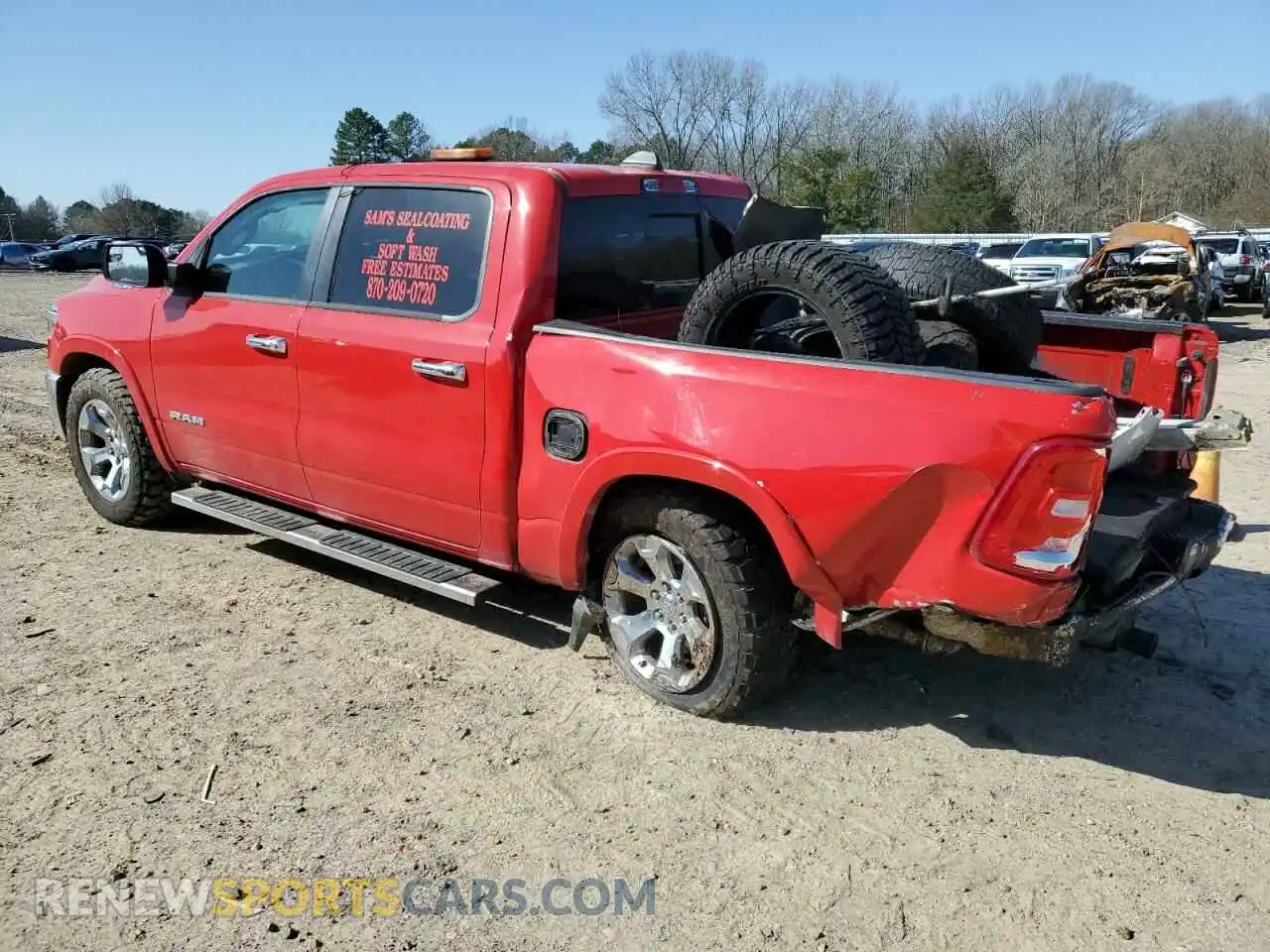 2 Photograph of a damaged car 1C6SRFFP8SN506775 RAM 1500 2025