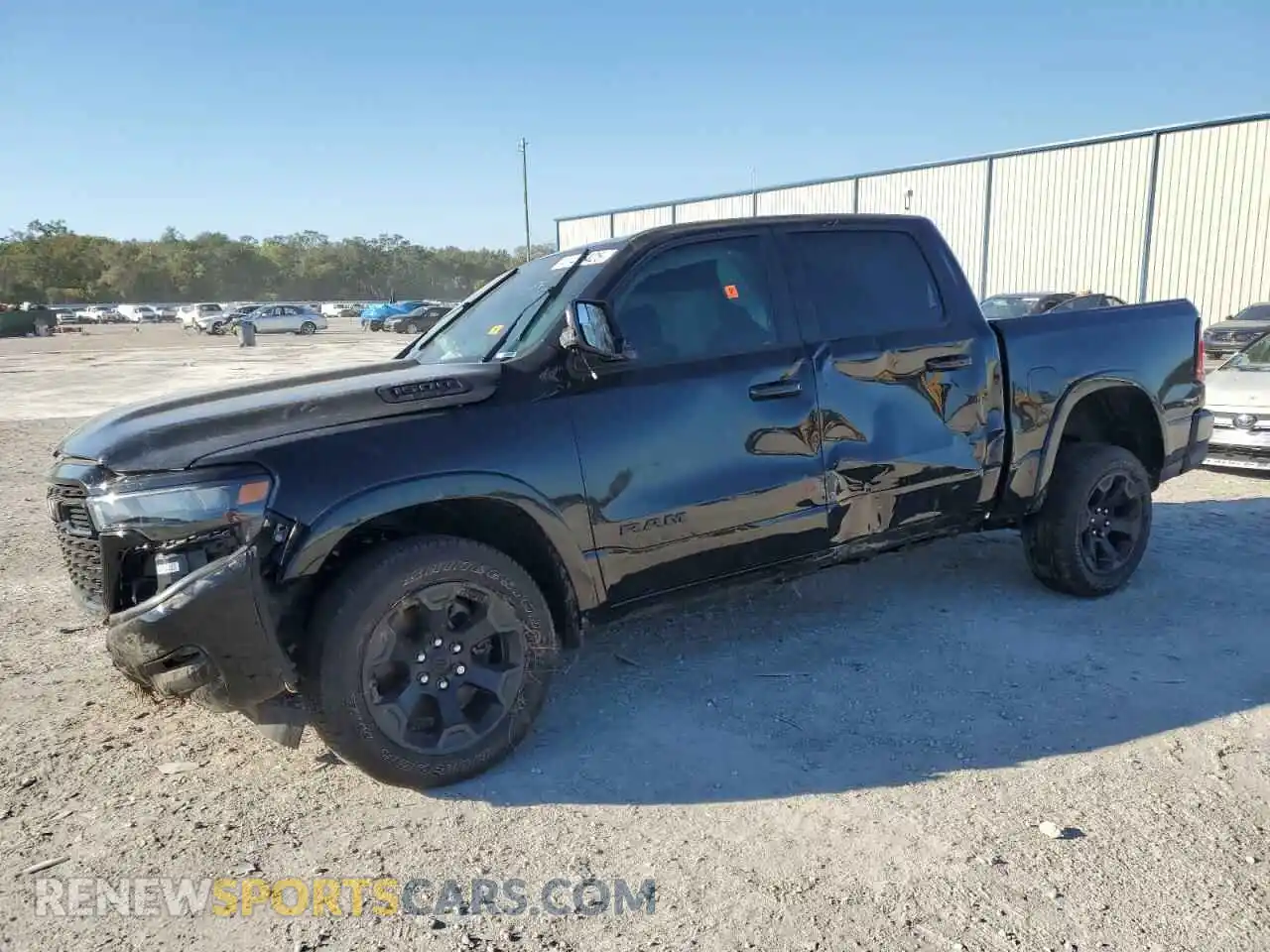 1 Photograph of a damaged car 1C6SRFFP8SN518134 RAM 1500 2025