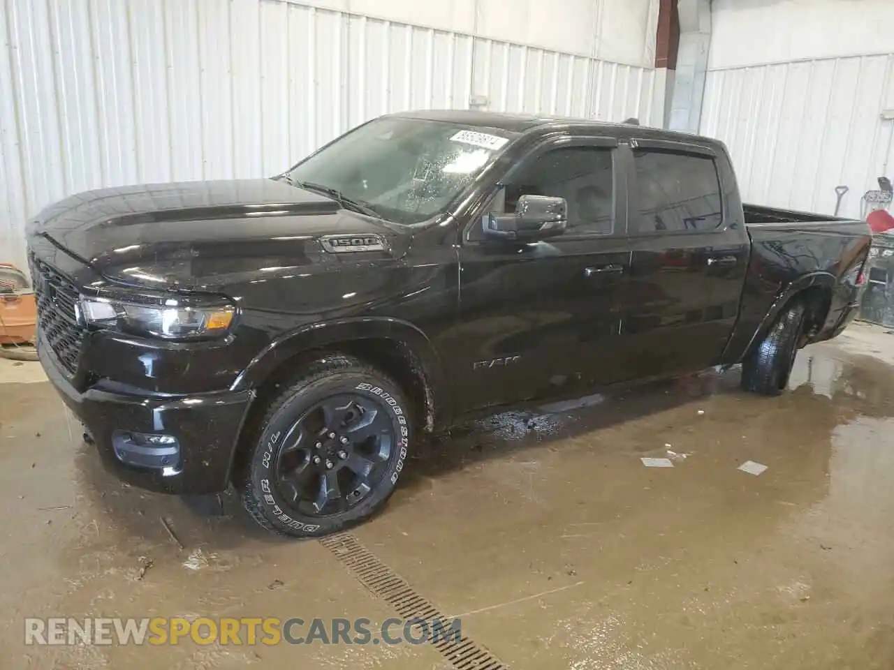 1 Photograph of a damaged car 1C6SRFFP8SN625765 RAM 1500 2025