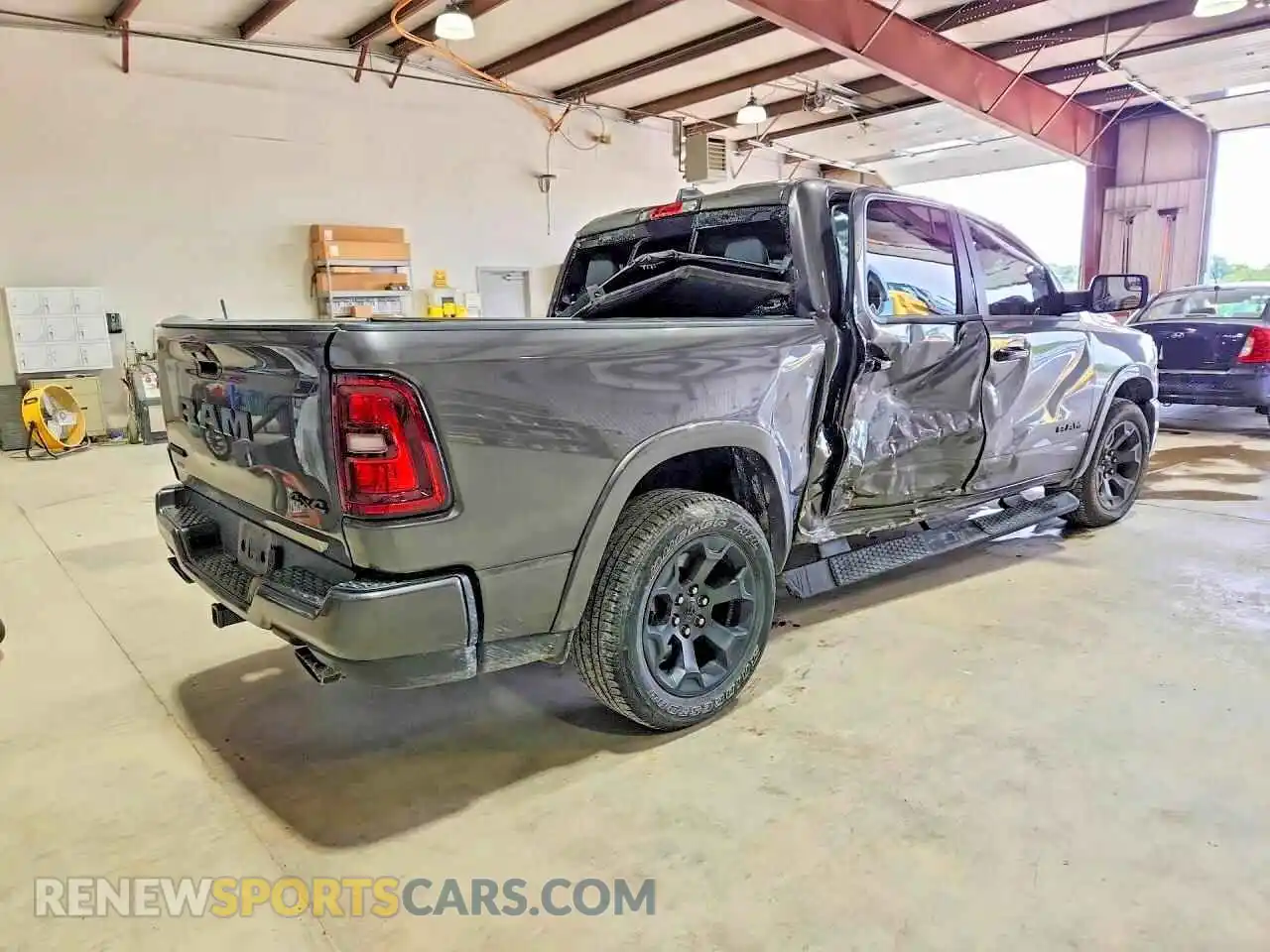 3 fotografías del automóvil dañado 1C6SRFFP9SN714745 RAM 1500 2025