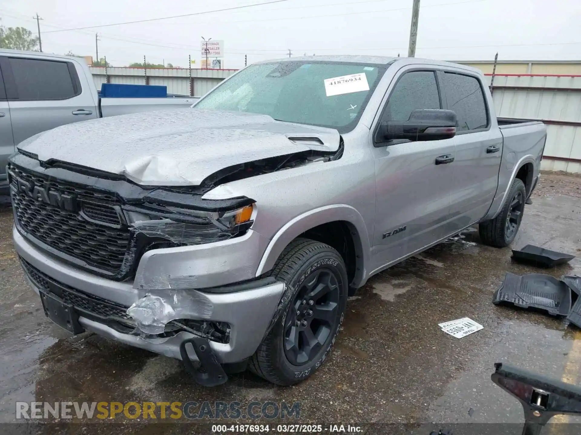 2 Photograph of a damaged car 1C6SRFFPXSN511394 RAM 1500 2025