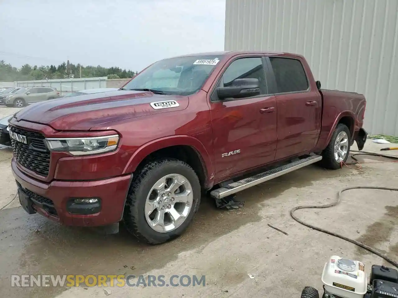 1 Photograph of a damaged car 1C6SRFFPXSN610474 RAM 1500 2025