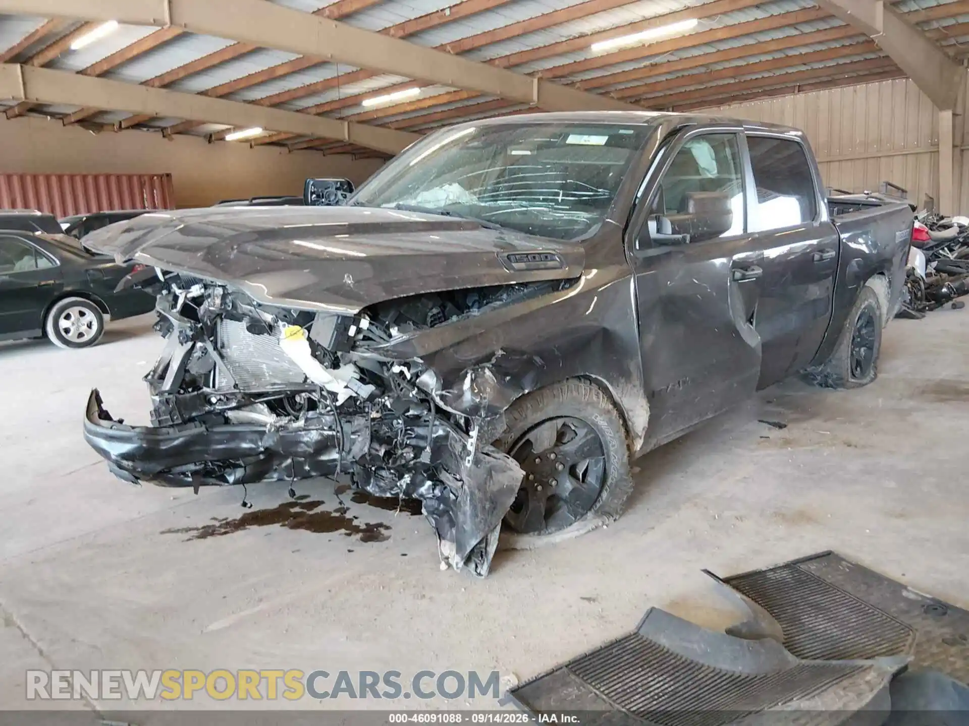 2 Photograph of a damaged car 1C6SRFGP0SN703583 RAM 1500 2025