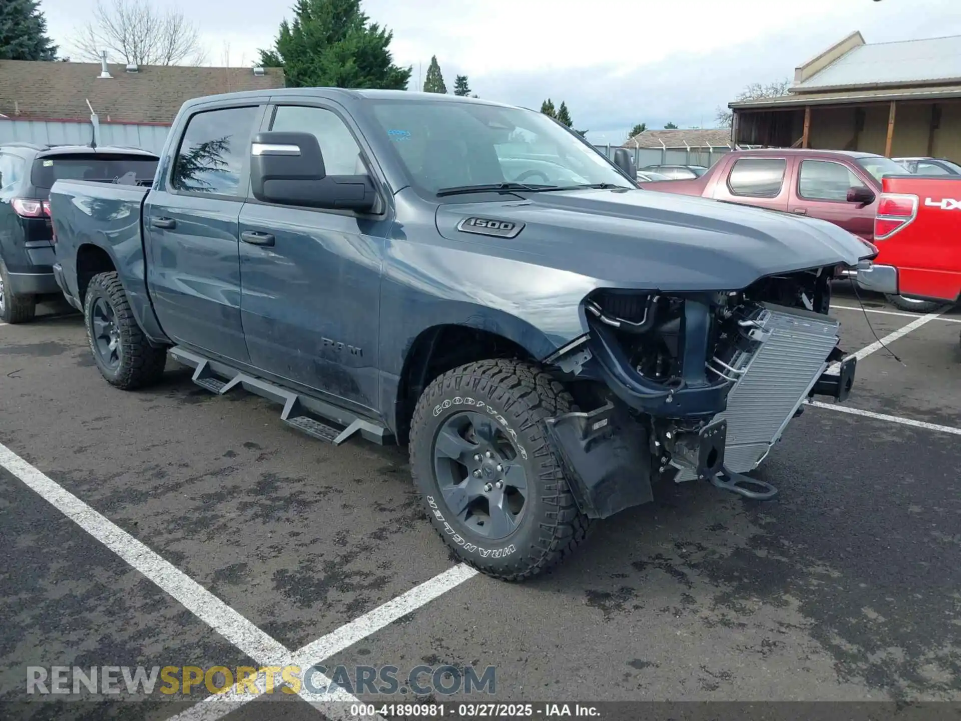 1 Photograph of a damaged car 1C6SRFGP4SN628564 RAM 1500 2025