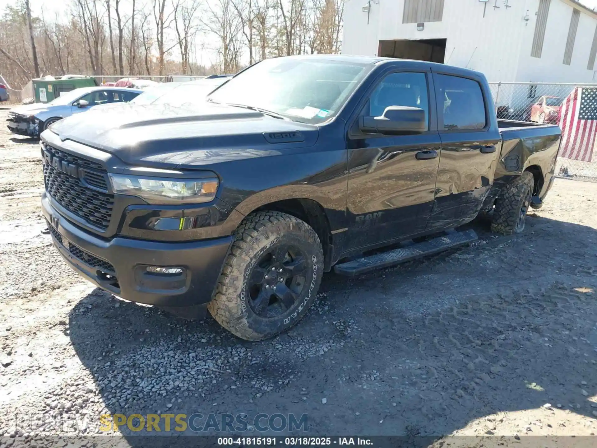 2 Photograph of a damaged car 1C6SRFGP7SN614013 RAM 1500 2025