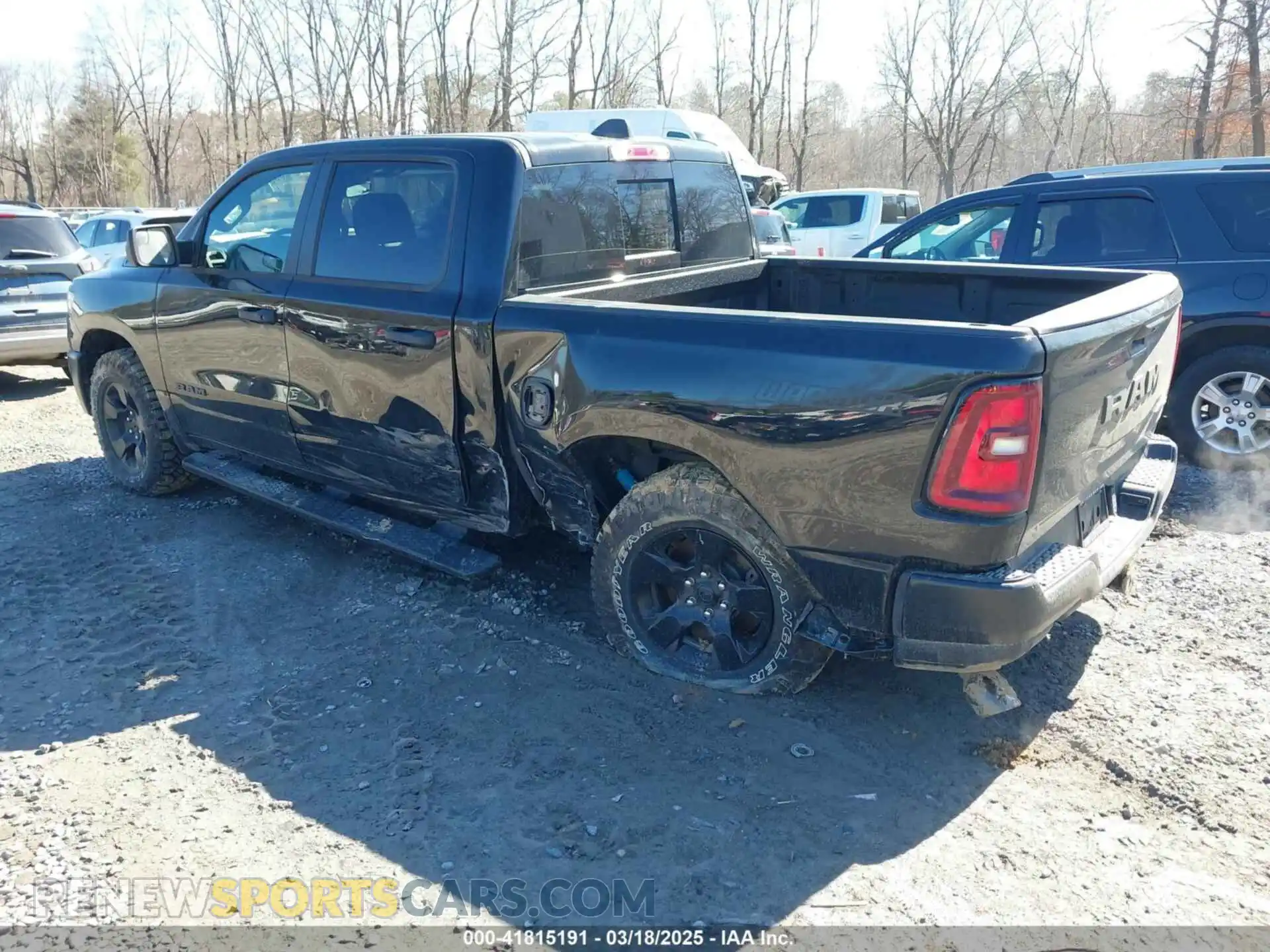 3 Photograph of a damaged car 1C6SRFGP7SN614013 RAM 1500 2025