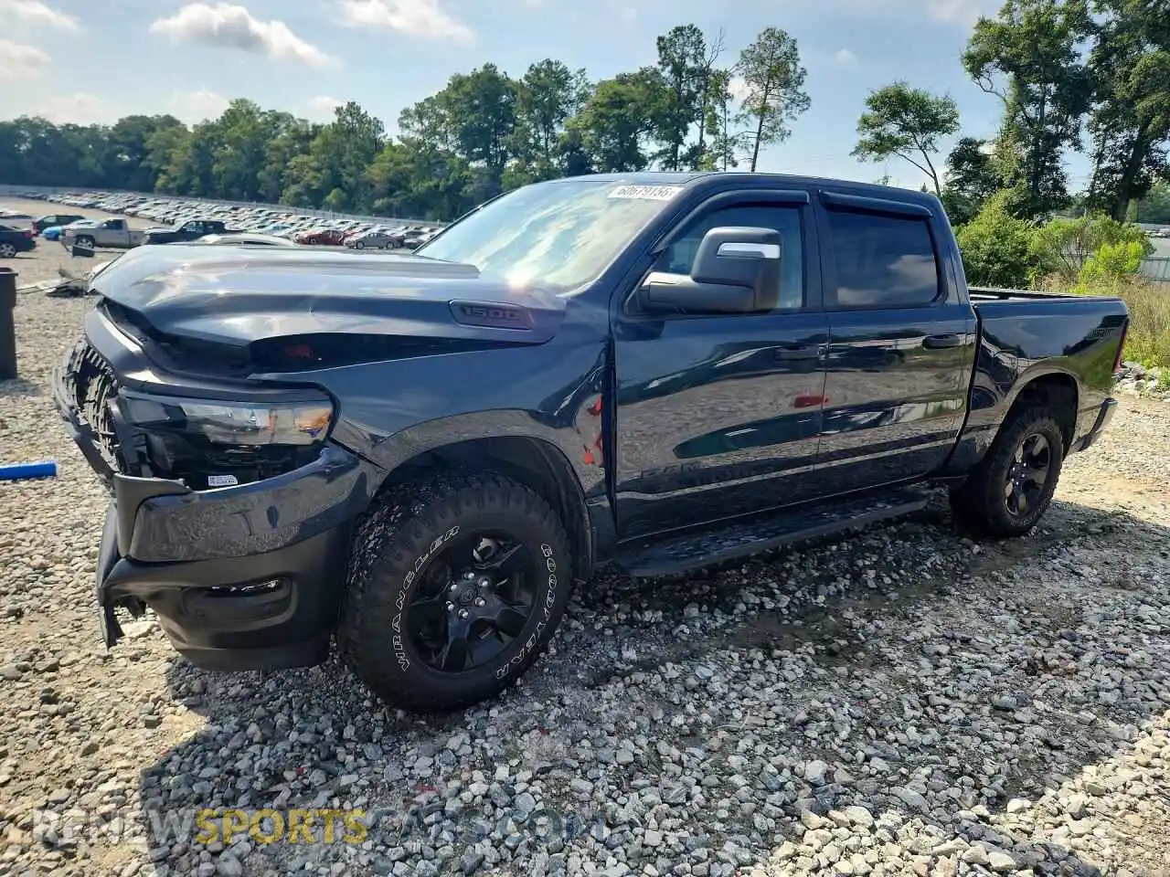 1 Photograph of a damaged car 1C6SRFGP8SN654200 RAM 1500 2025