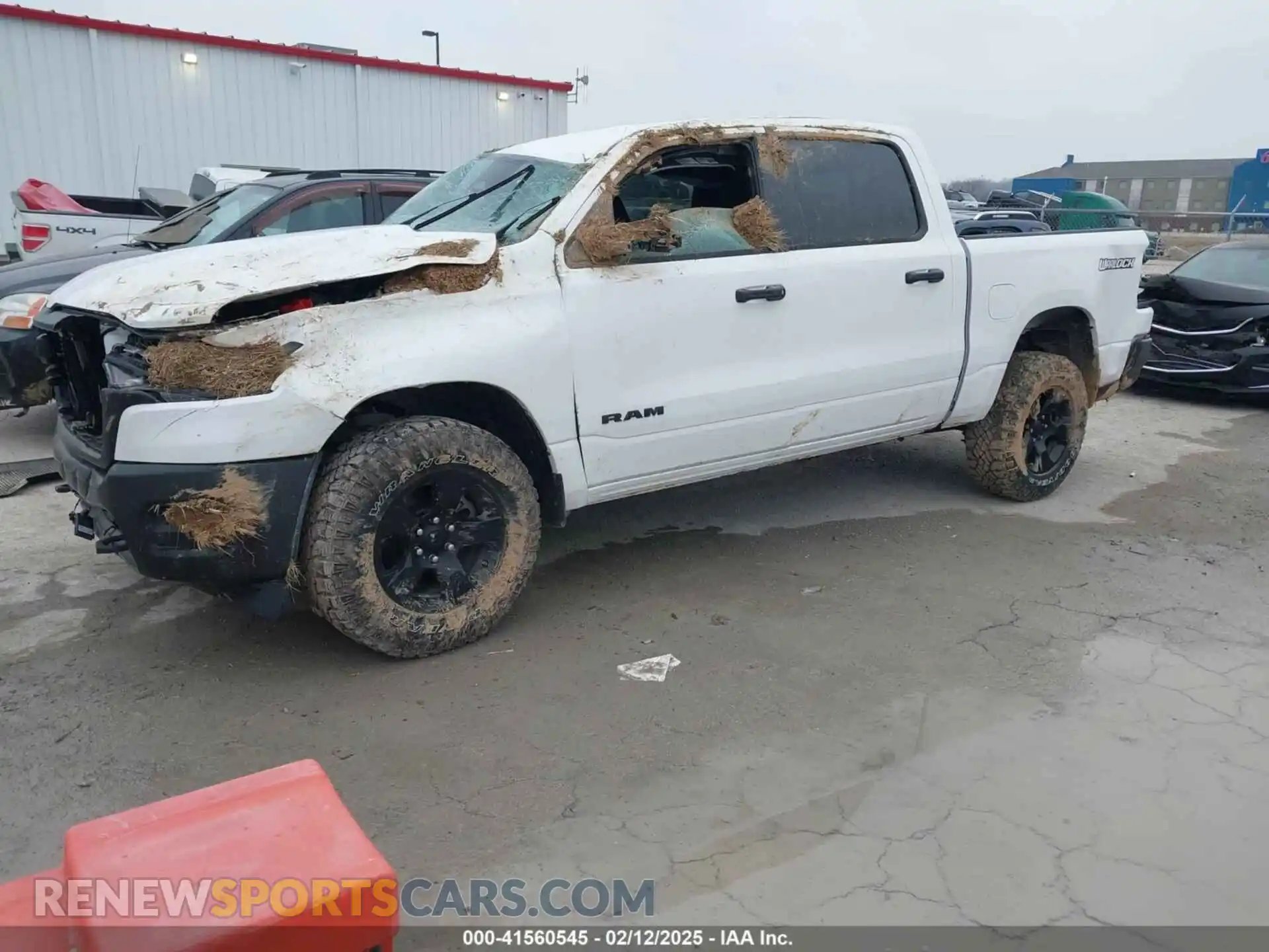 2 Photograph of a damaged car 1C6SRFGPXSN605029 RAM 1500 2025