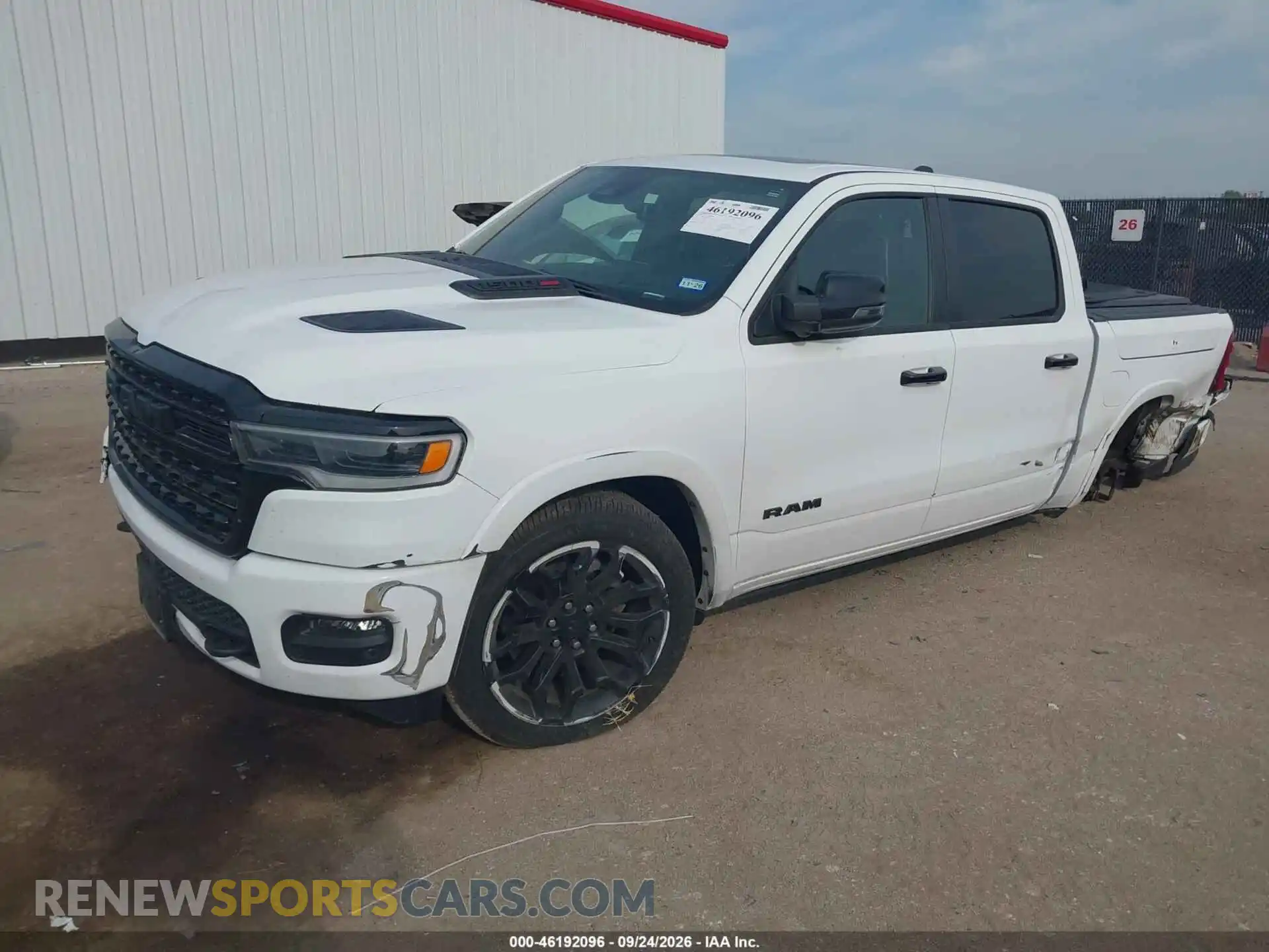 2 Photograph of a damaged car 1C6SRFHP5SN631648 RAM 1500 2025