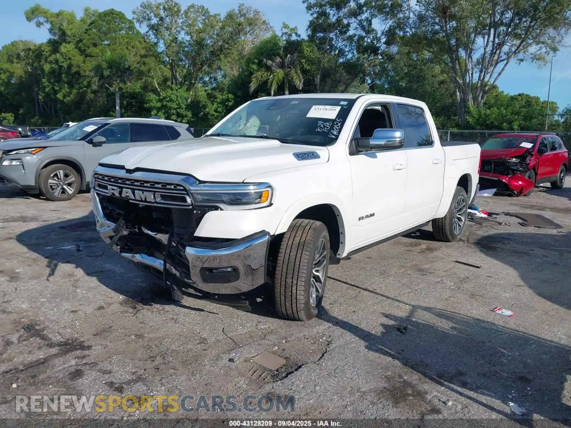 2 Photograph of a damaged car 1C6SRFHP7SN610025 RAM 1500 2025