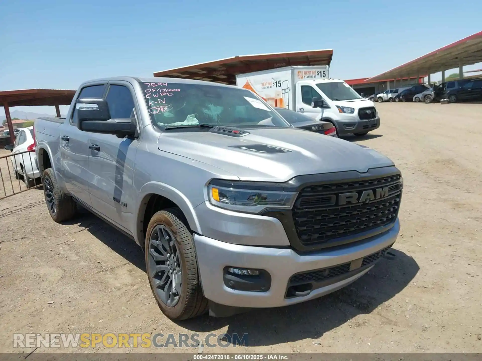 1 Photograph of a damaged car 1C6SRFHP8SN635113 RAM 1500 2025