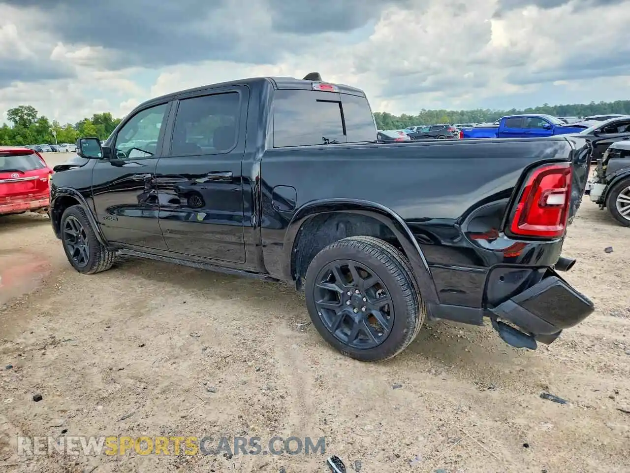2 Photograph of a damaged car 1C6SRFJP3SN641573 RAM 1500 2025