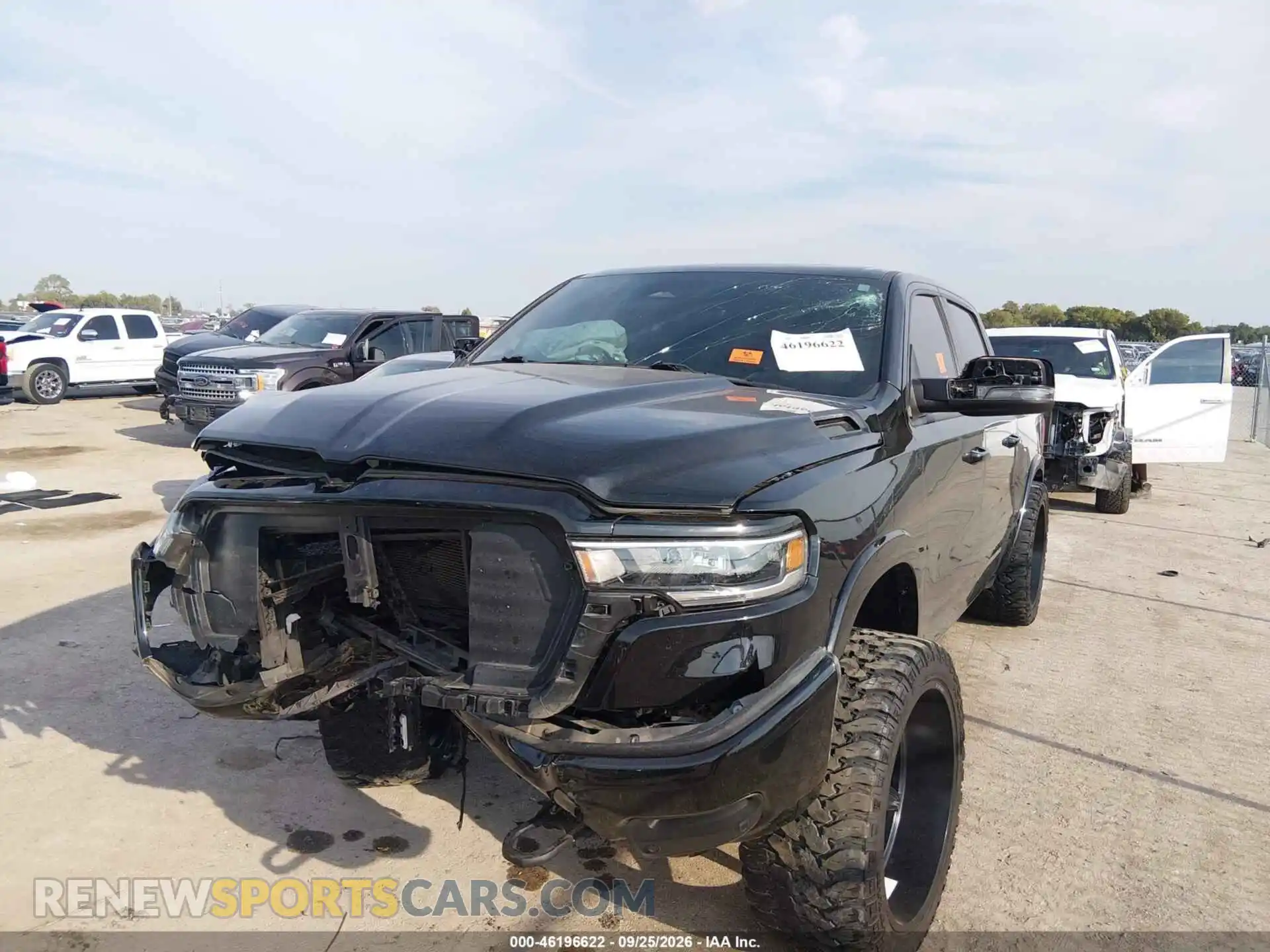 2 Photograph of a damaged car 1C6SRFJP5SN536632 RAM 1500 2025