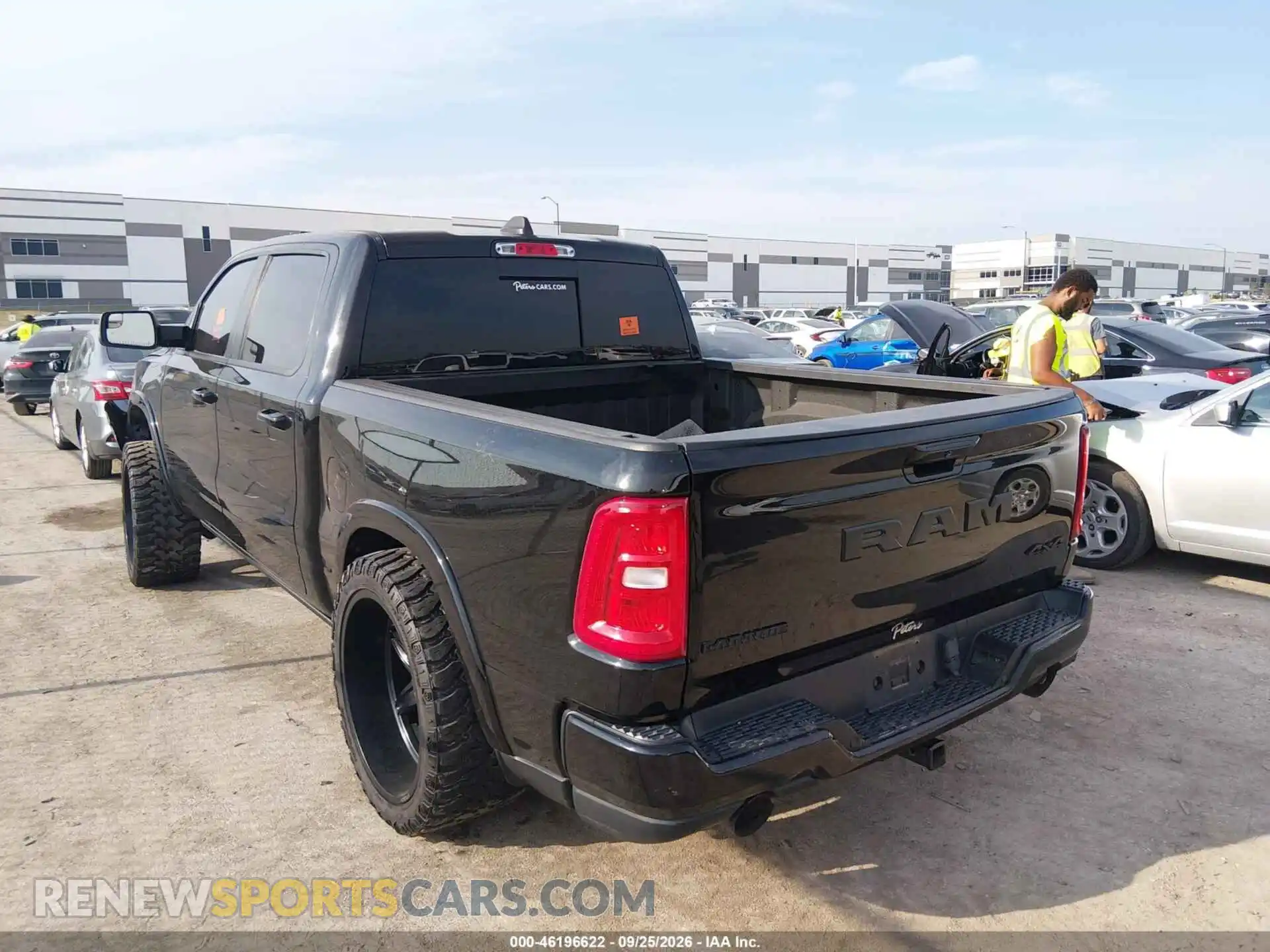 3 Photograph of a damaged car 1C6SRFJP5SN536632 RAM 1500 2025