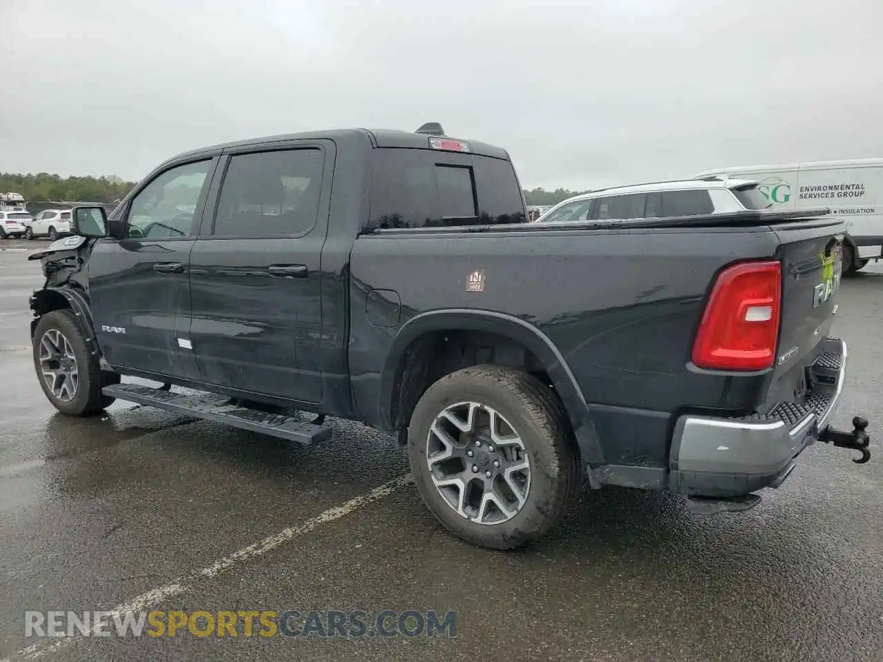 2 Photograph of a damaged car 1C6SRFJP7SN508640 RAM 1500 2025