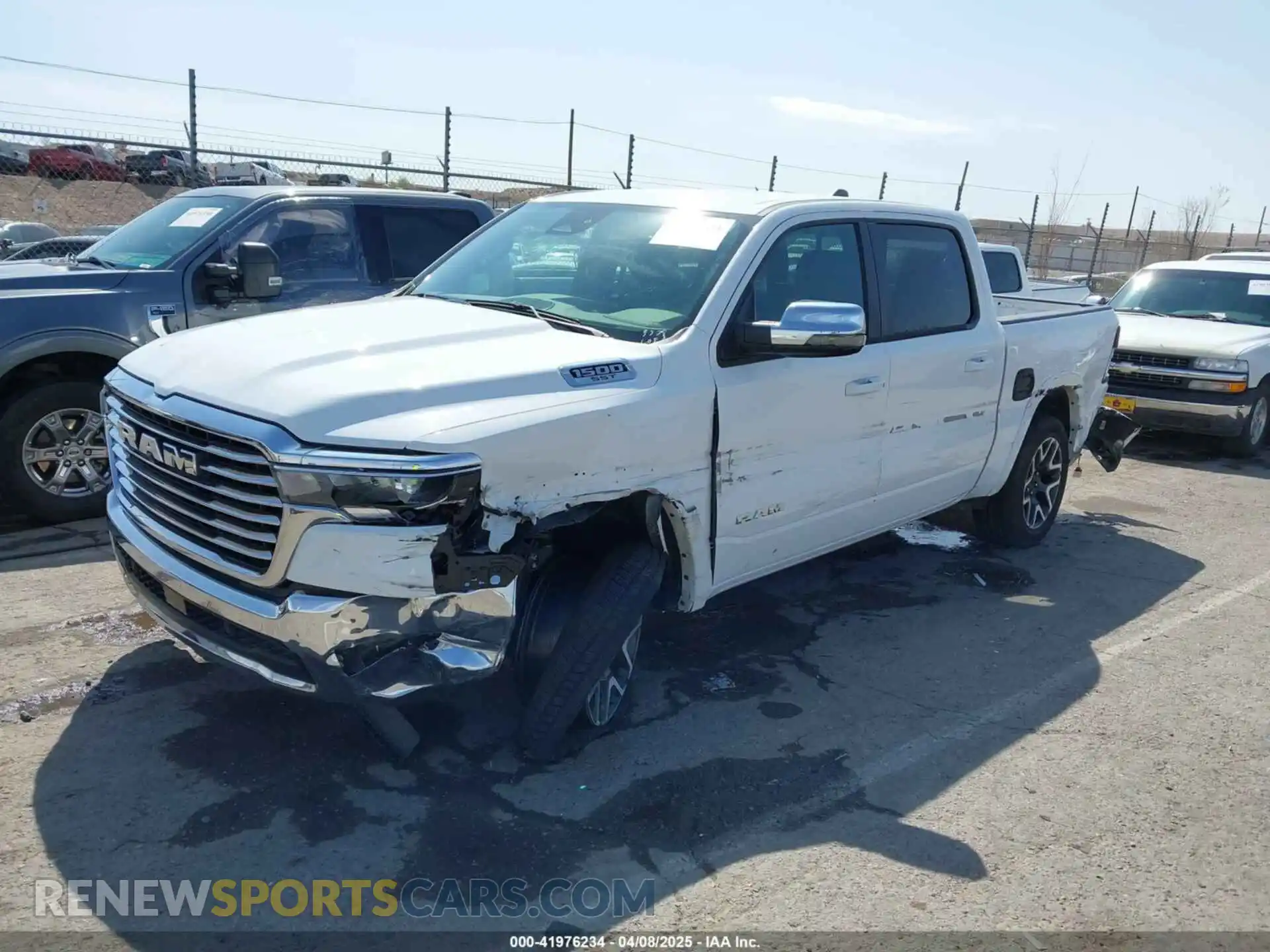 2 Photograph of a damaged car 1C6SRFJP7SN567428 RAM 1500 2025