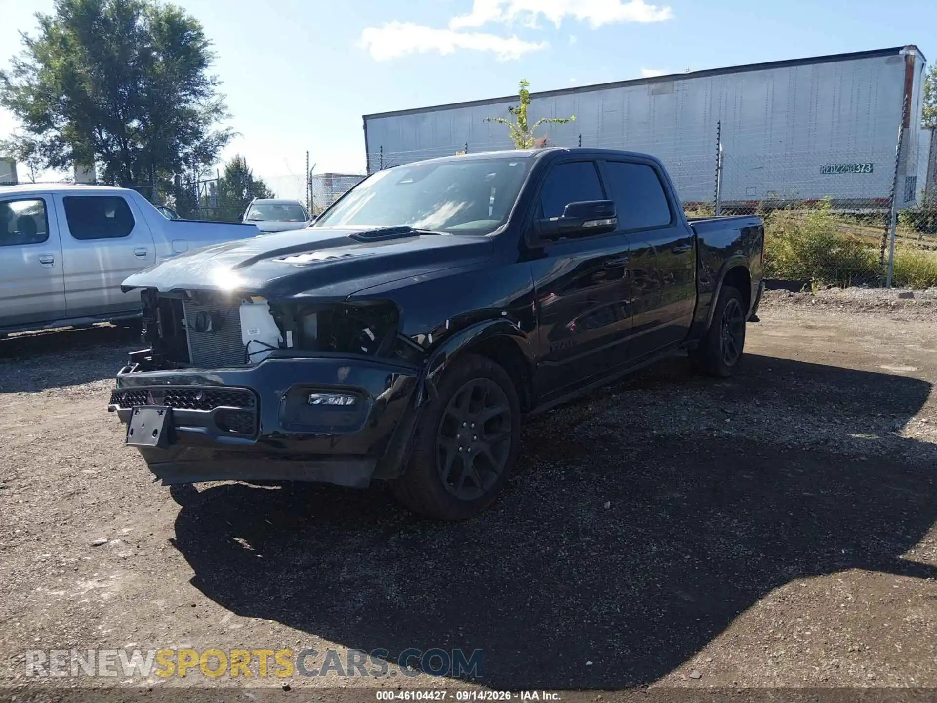 2 Photograph of a damaged car 1C6SRFJP7SN753924 RAM 1500 2025