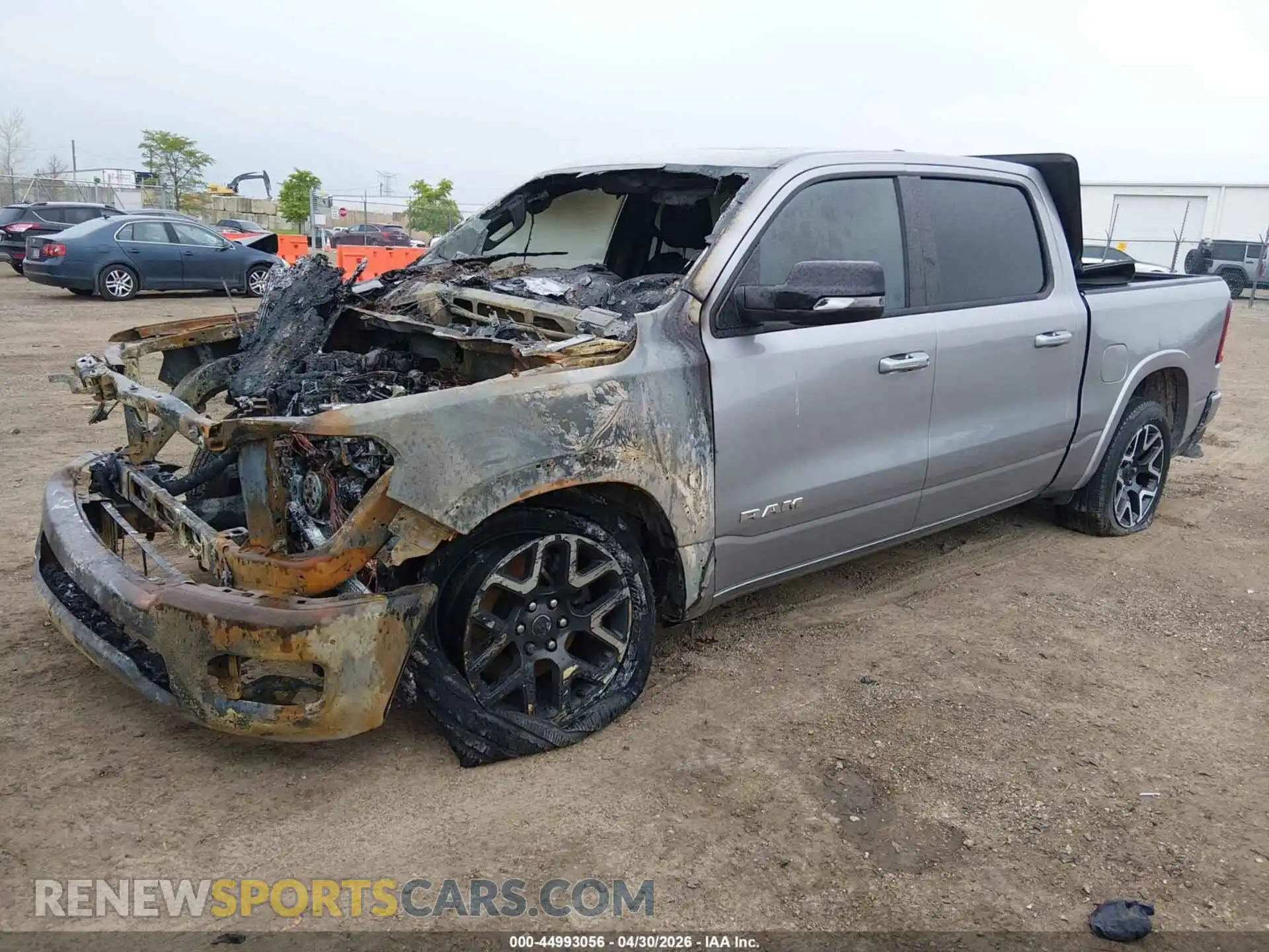 2 Photograph of a damaged car 1C6SRFJP8SN546748 RAM 1500 2025
