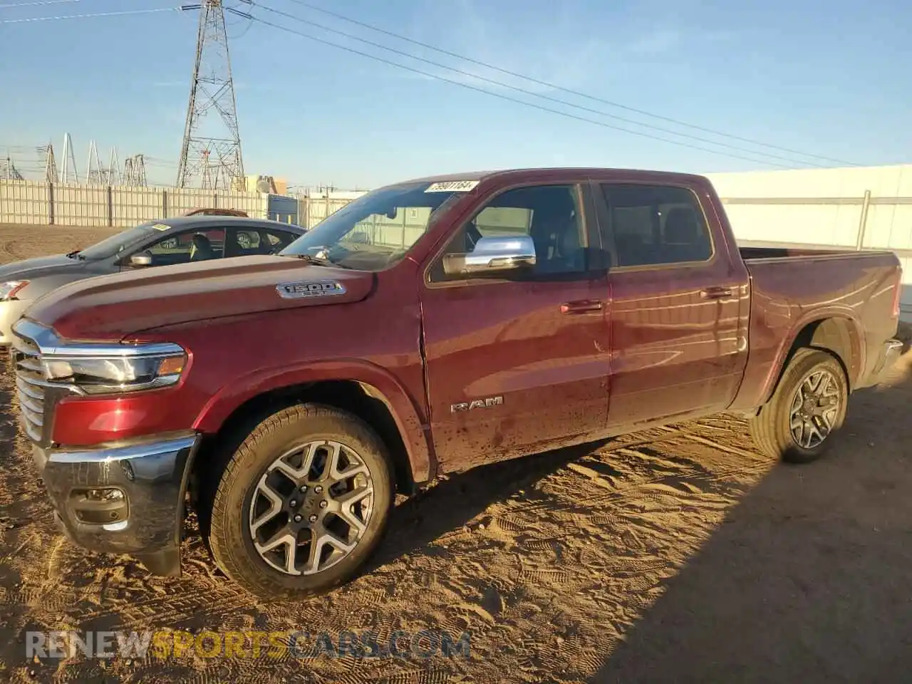 1 Photograph of a damaged car 1C6SRFJP9SN614409 RAM 1500 2025