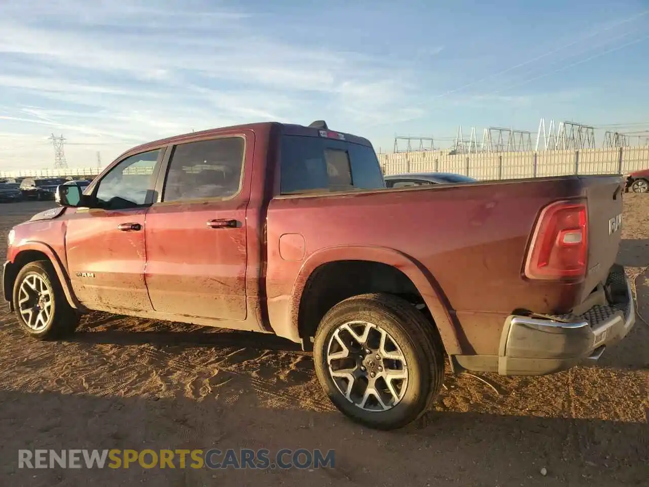 2 Photograph of a damaged car 1C6SRFJP9SN614409 RAM 1500 2025