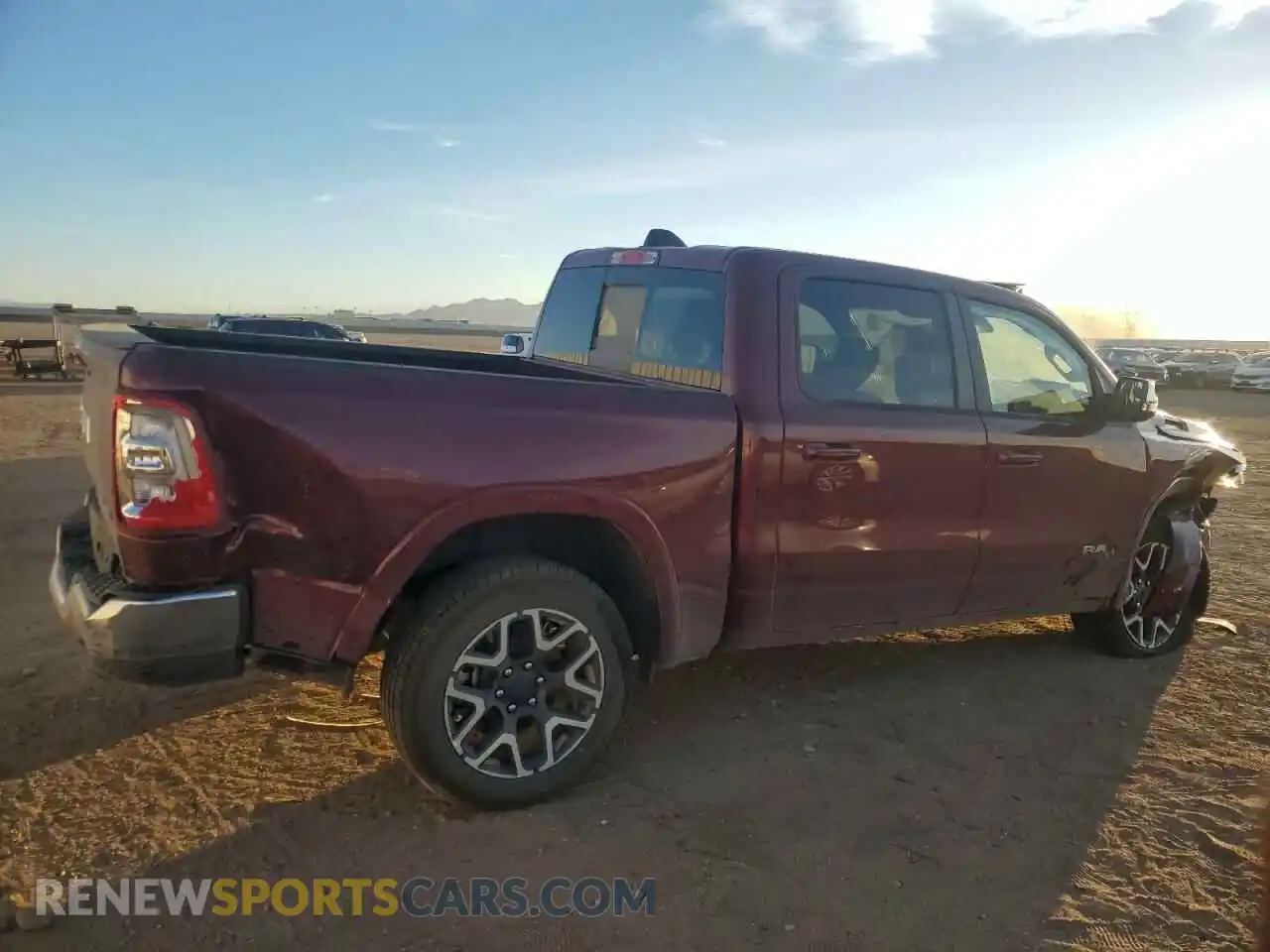 3 Photograph of a damaged car 1C6SRFJP9SN614409 RAM 1500 2025