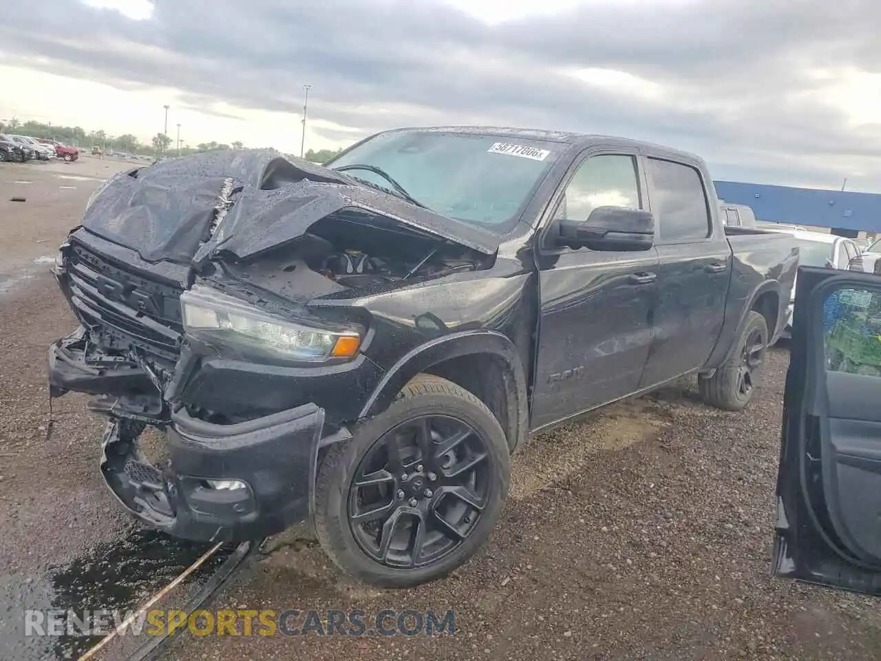 1 Photograph of a damaged car 1C6SRFJPXSN604293 RAM 1500 2025