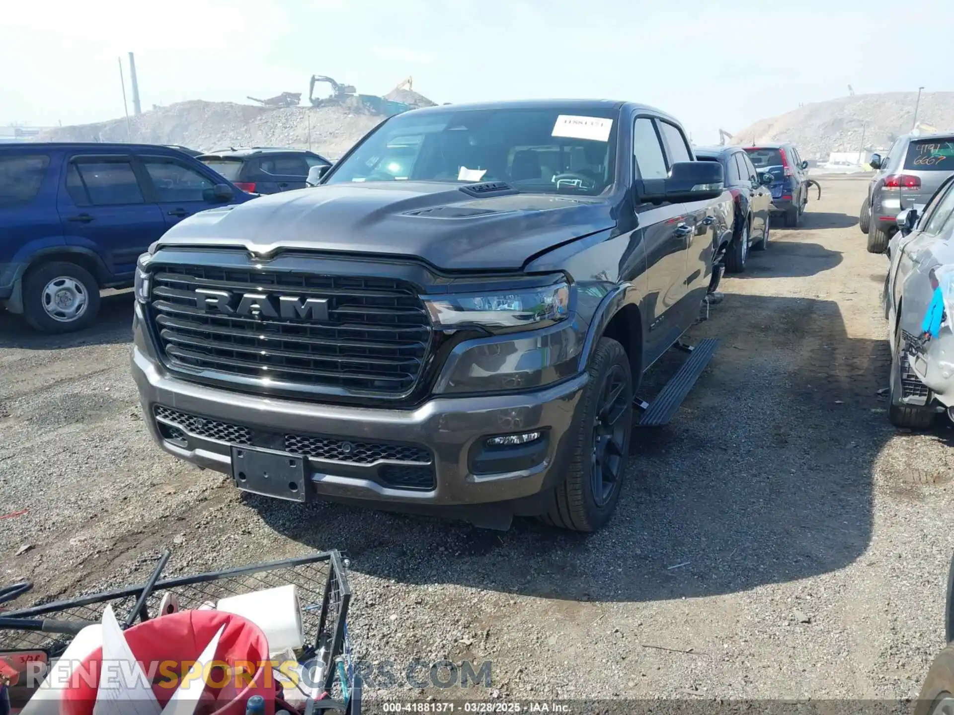 2 Photograph of a damaged car 1C6SRFJPXSN648763 RAM 1500 2025