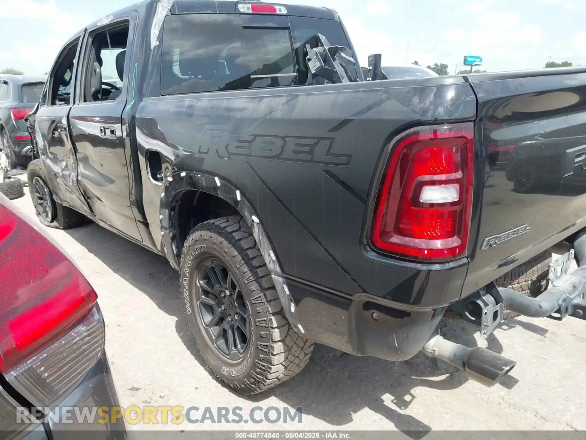 3 Photograph of a damaged car 1C6SRFLP0SN684152 RAM 1500 2025