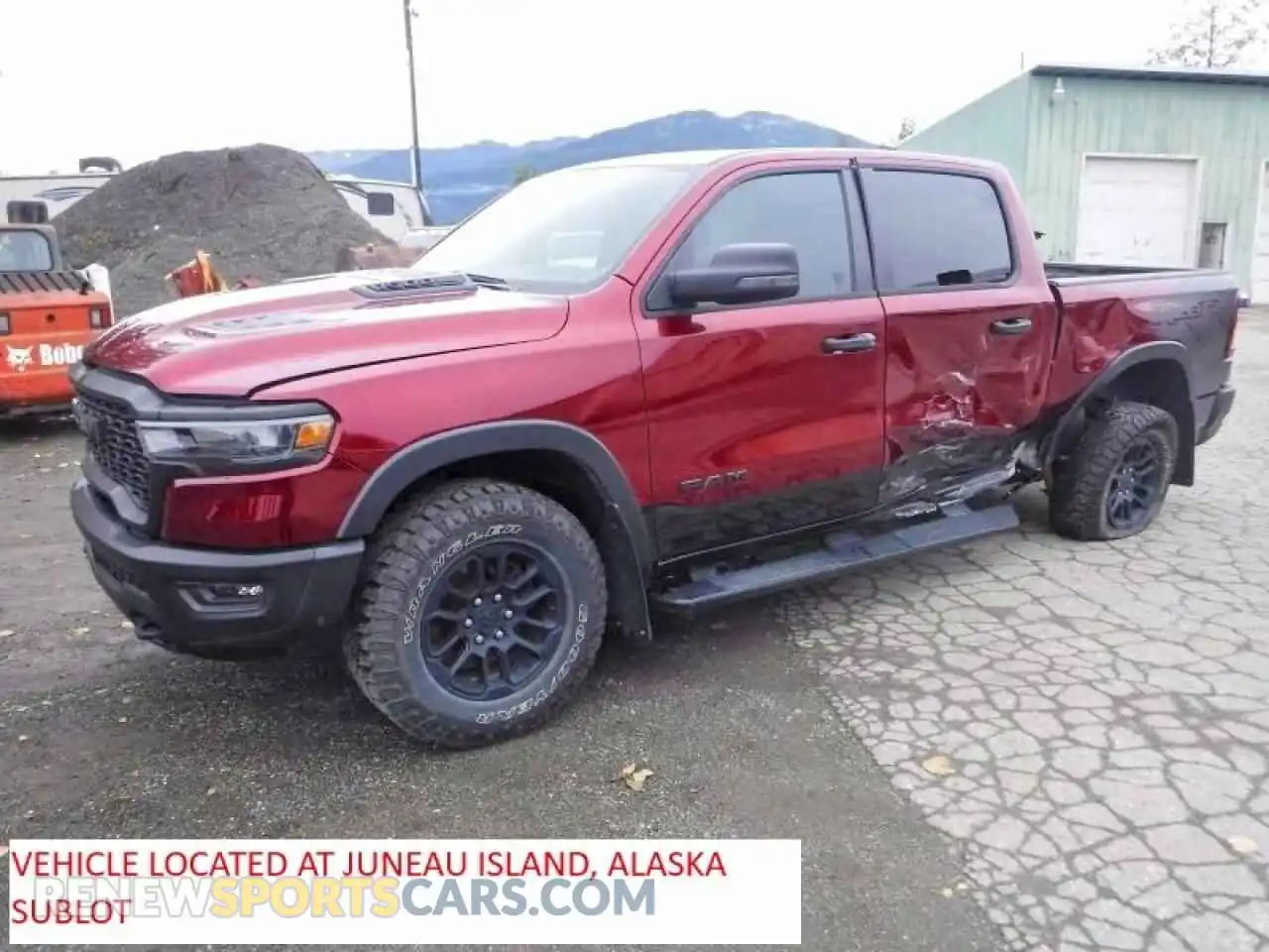 1 Photograph of a damaged car 1C6SRFLP1SN519730 RAM 1500 2025