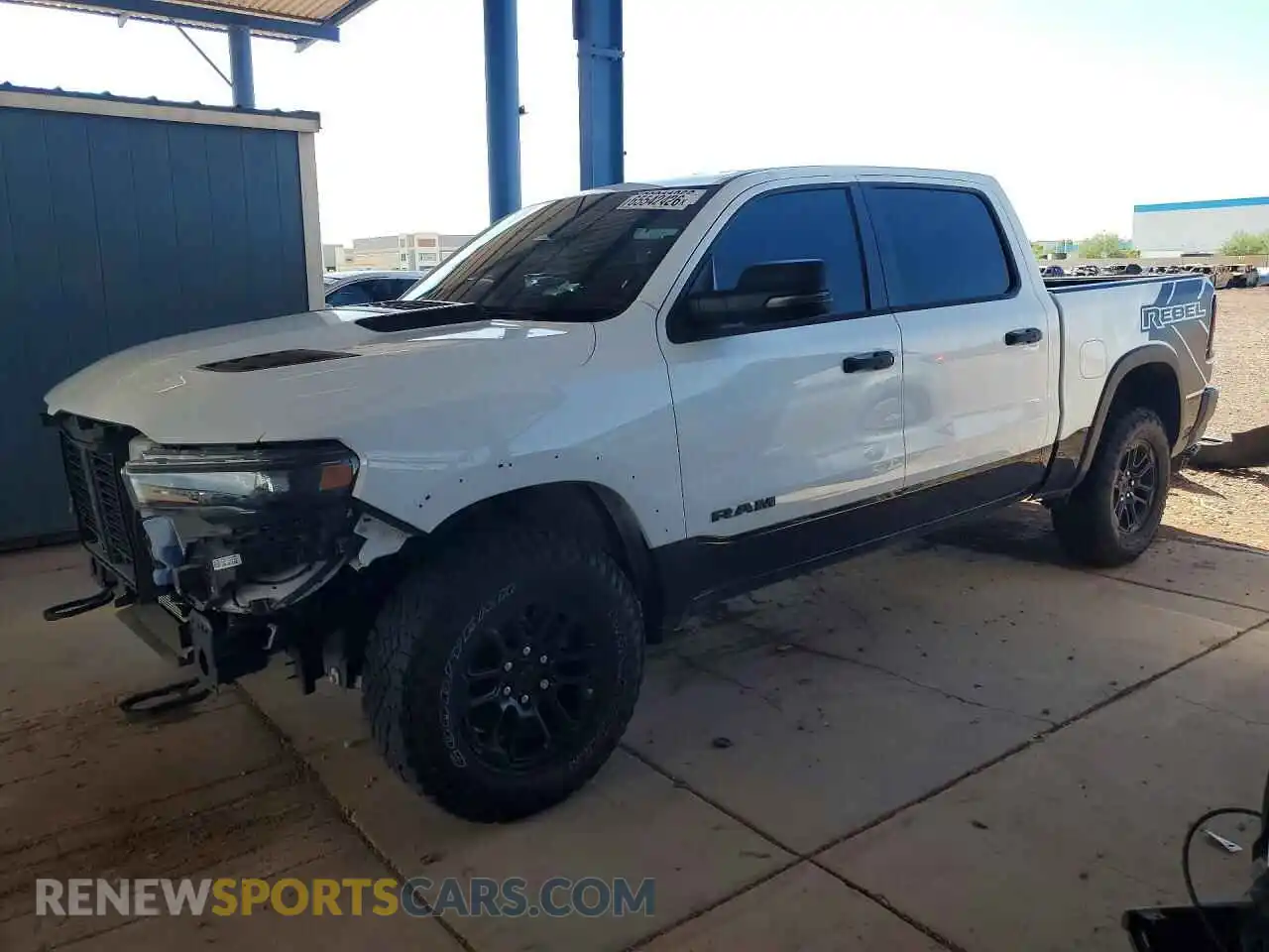 1 Photograph of a damaged car 1C6SRFLP3SN540627 RAM 1500 2025
