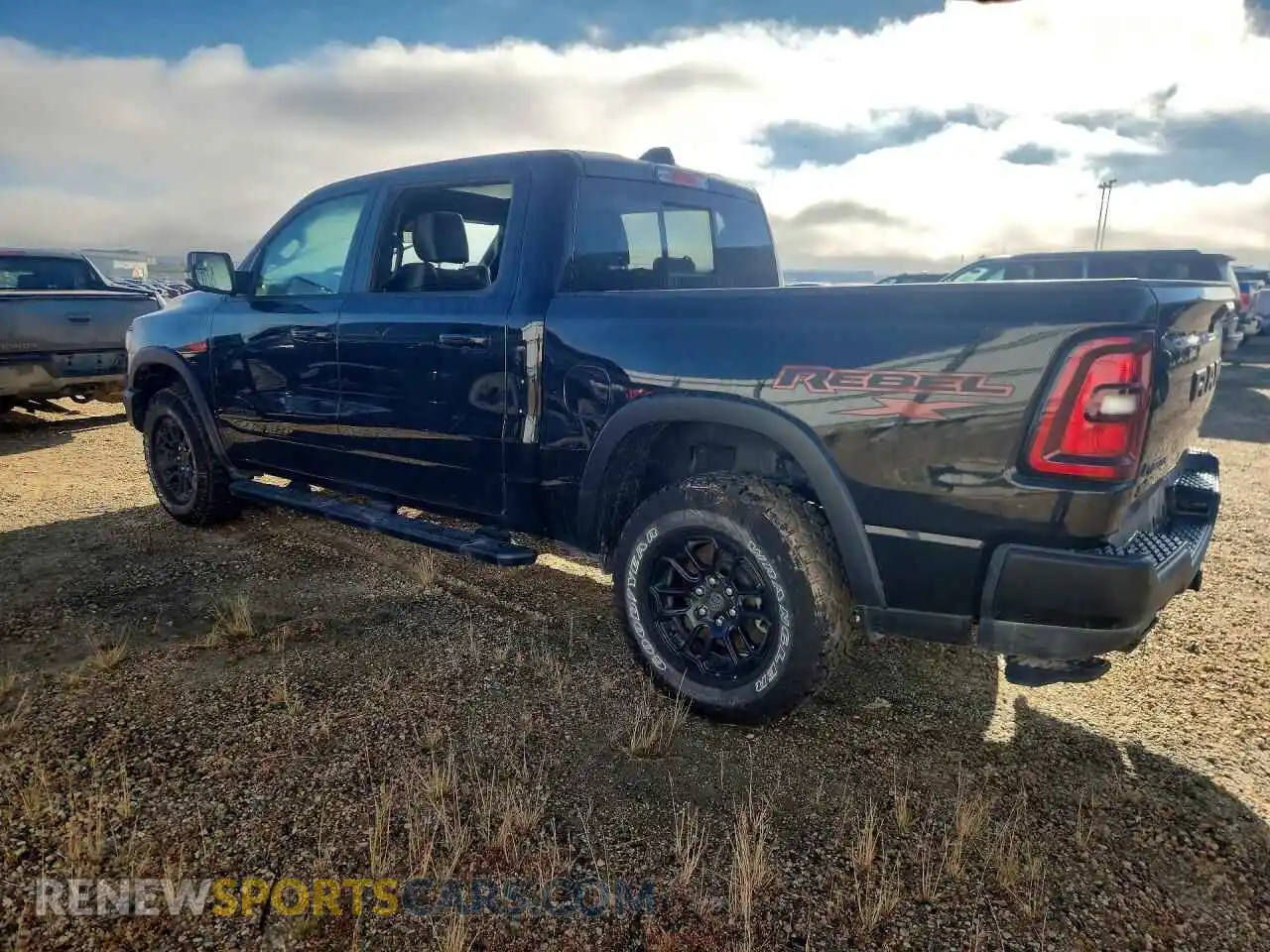 2 Photograph of a damaged car 1C6SRFLP4SN742683 RAM 1500 2025