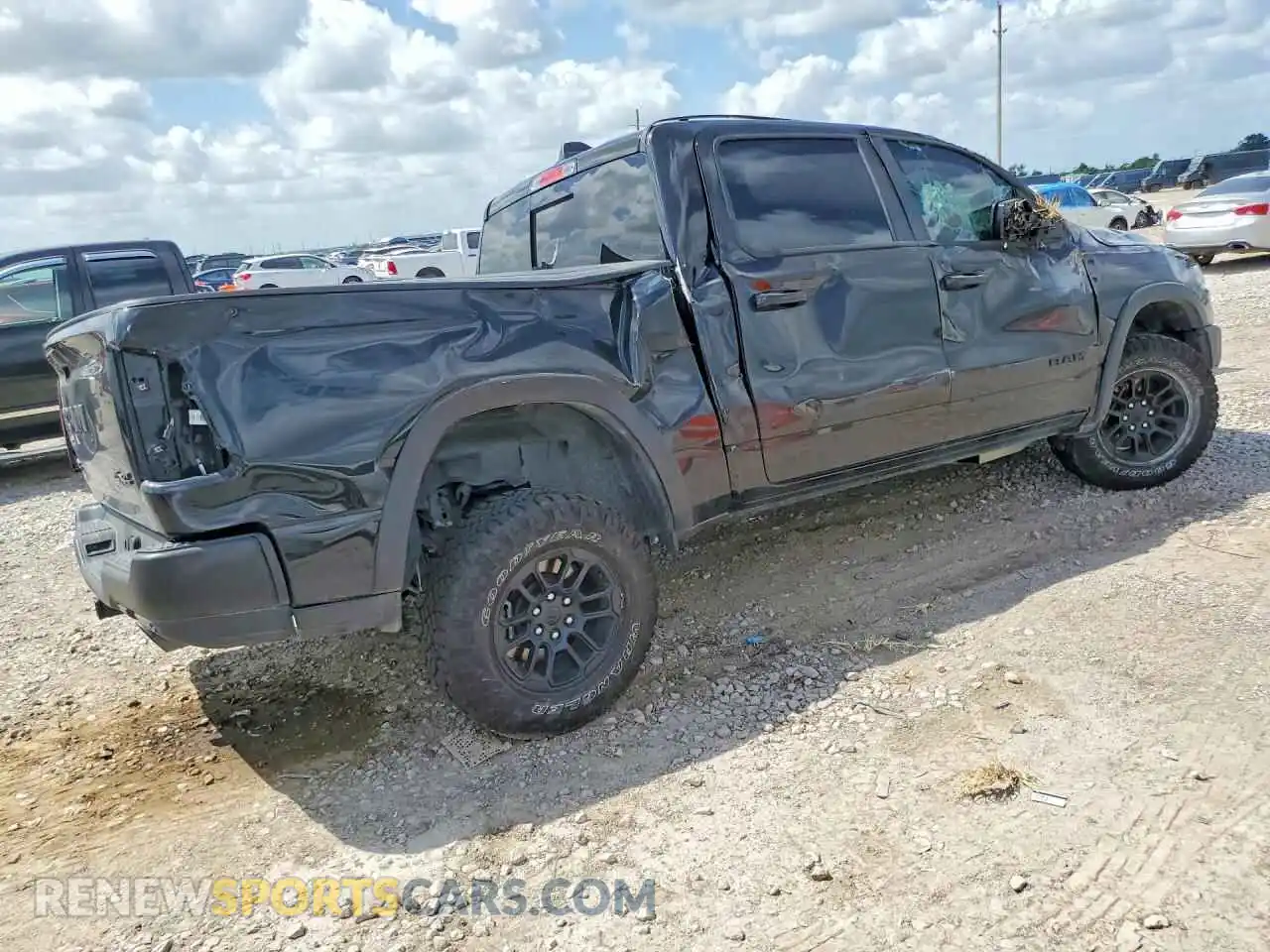 3 Photograph of a damaged car 1C6SRFLP5SN695244 RAM 1500 2025