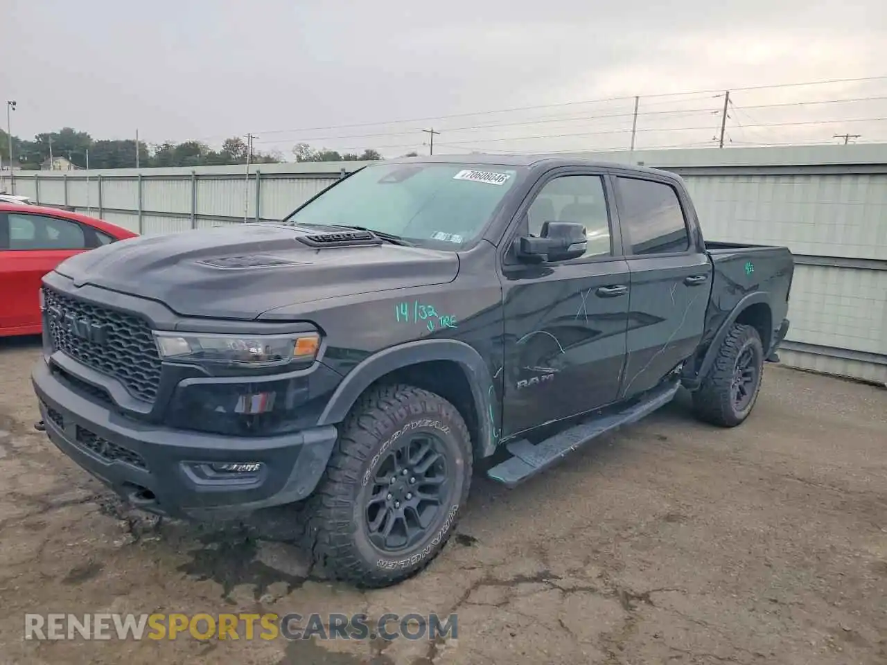 1 Photograph of a damaged car 1C6SRFLP8SN685873 RAM 1500 2025