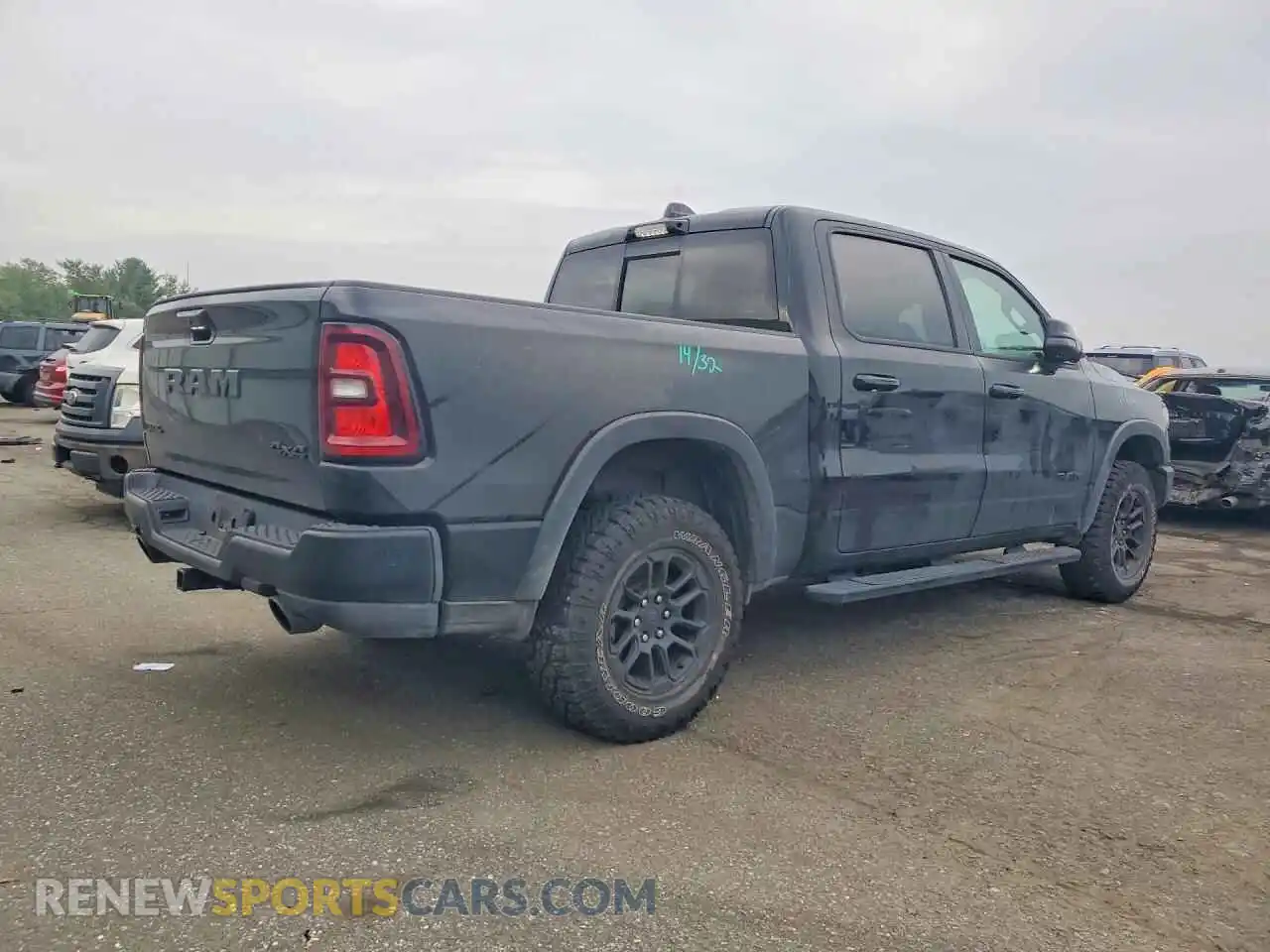 3 Photograph of a damaged car 1C6SRFLP8SN685873 RAM 1500 2025