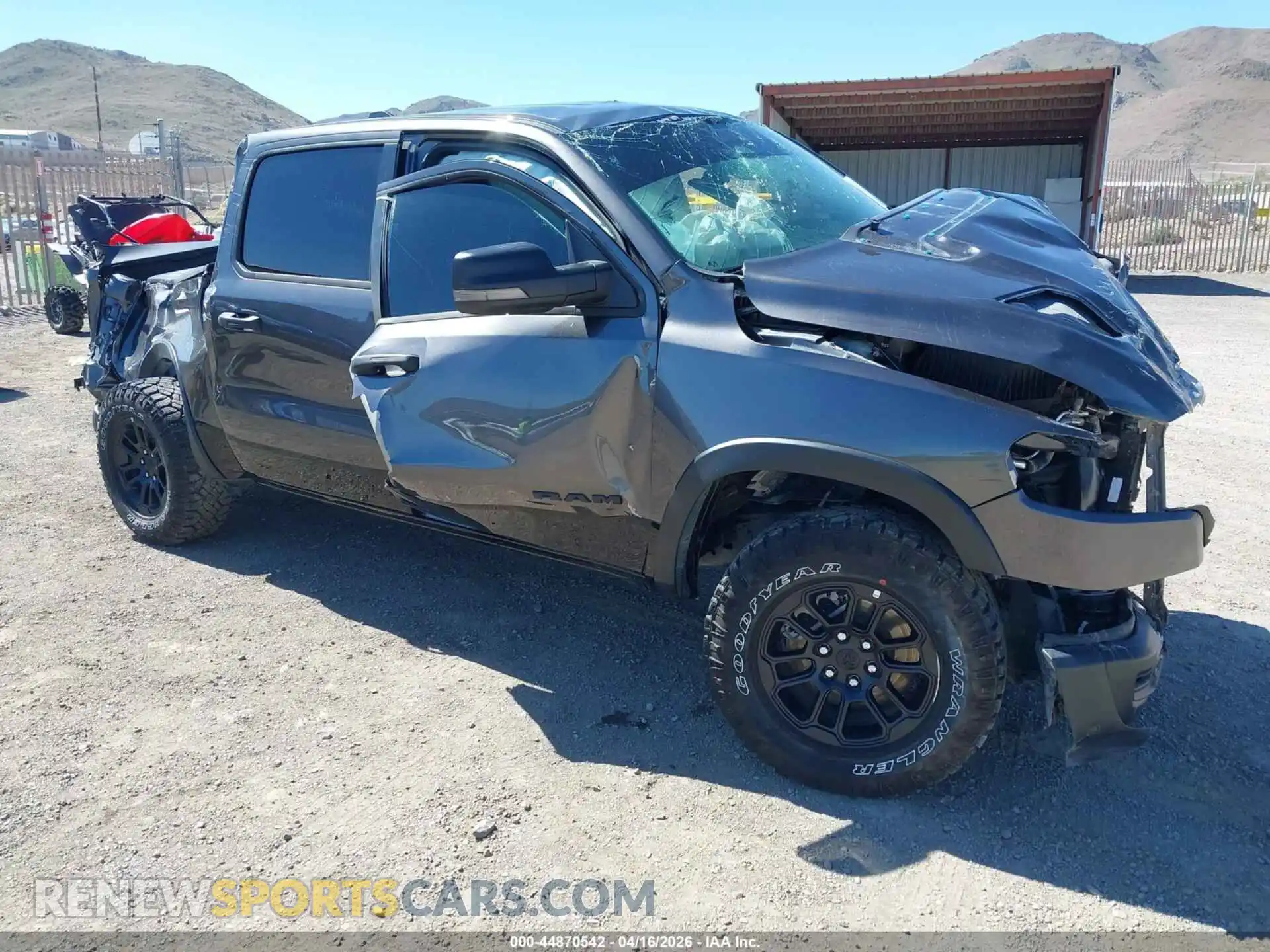 1 Photograph of a damaged car 1C6SRFLP9SN710862 RAM 1500 2025