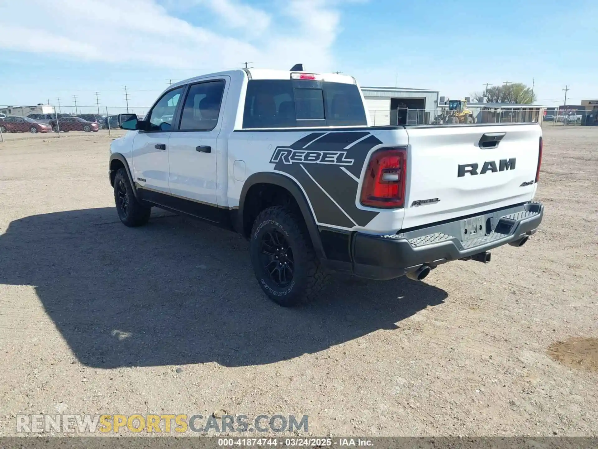 3 Photograph of a damaged car 1C6SRFLPXSN570384 RAM 1500 2025