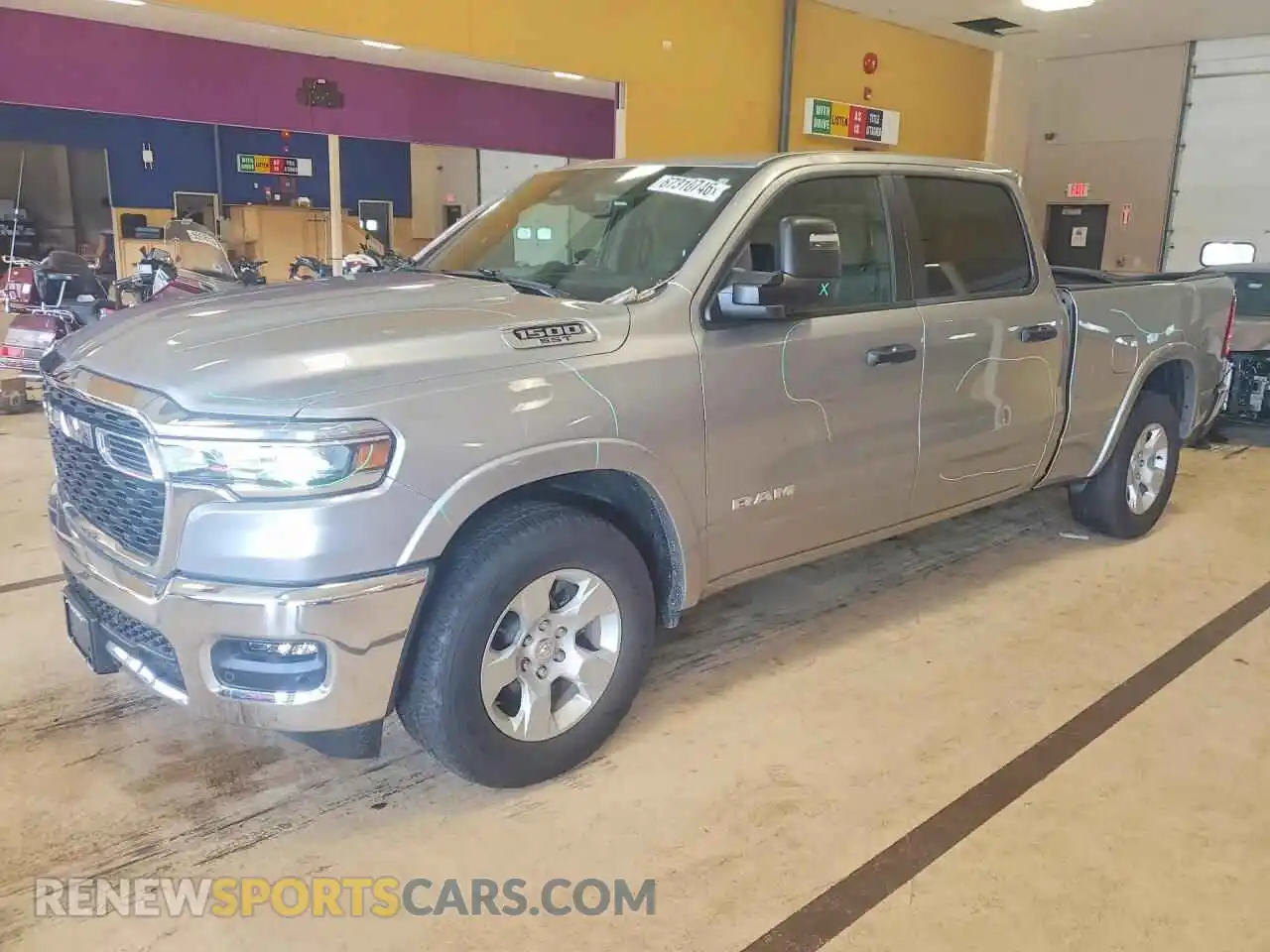 1 Photograph of a damaged car 1C6SRFMP0SN670489 RAM 1500 2025